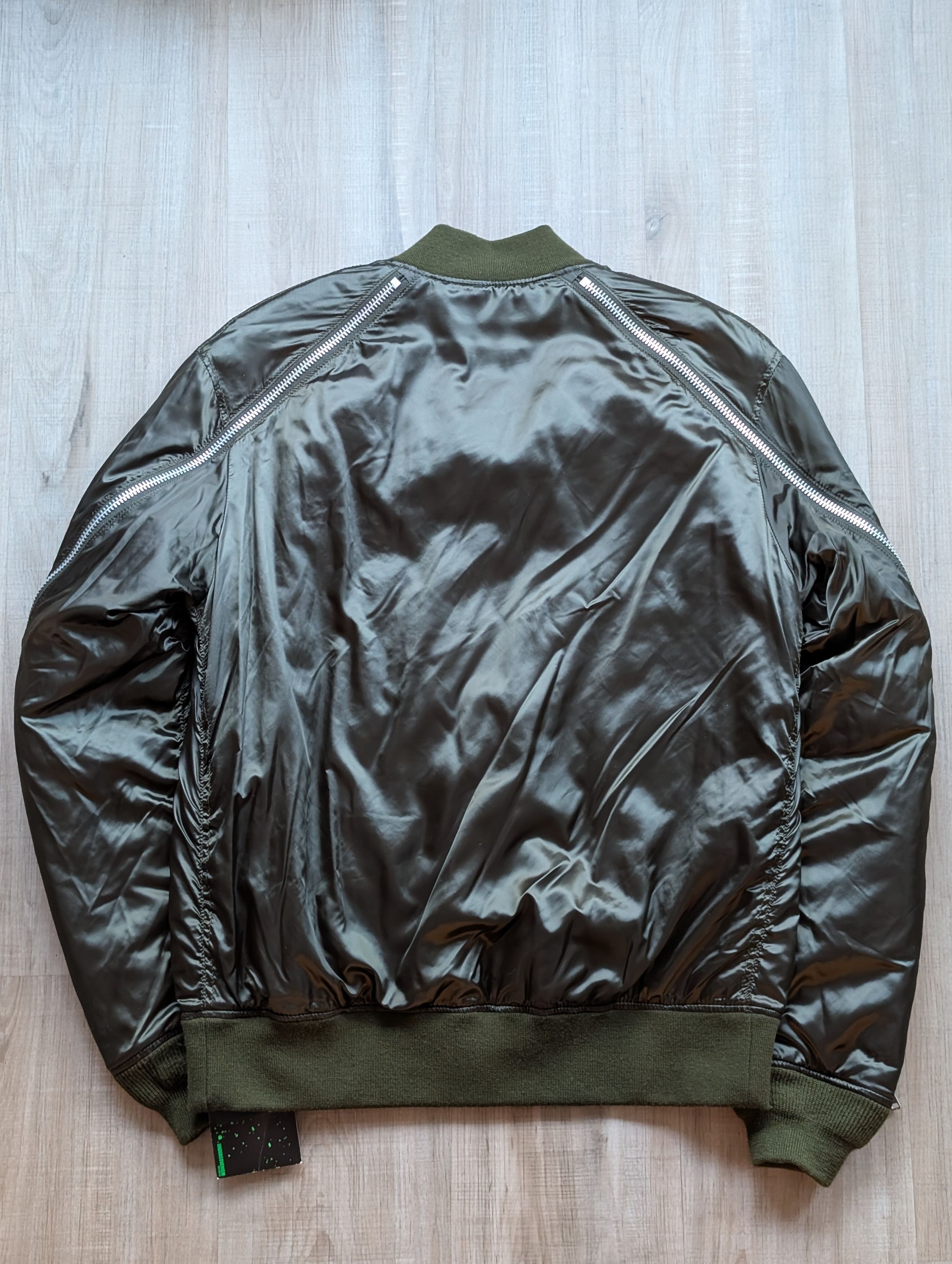 Undercover AW14 "Cold Blood" Back Zip Bomber - Olive Size 3 Size US L / EU 52-54 / 3 - 12 Thumbnail