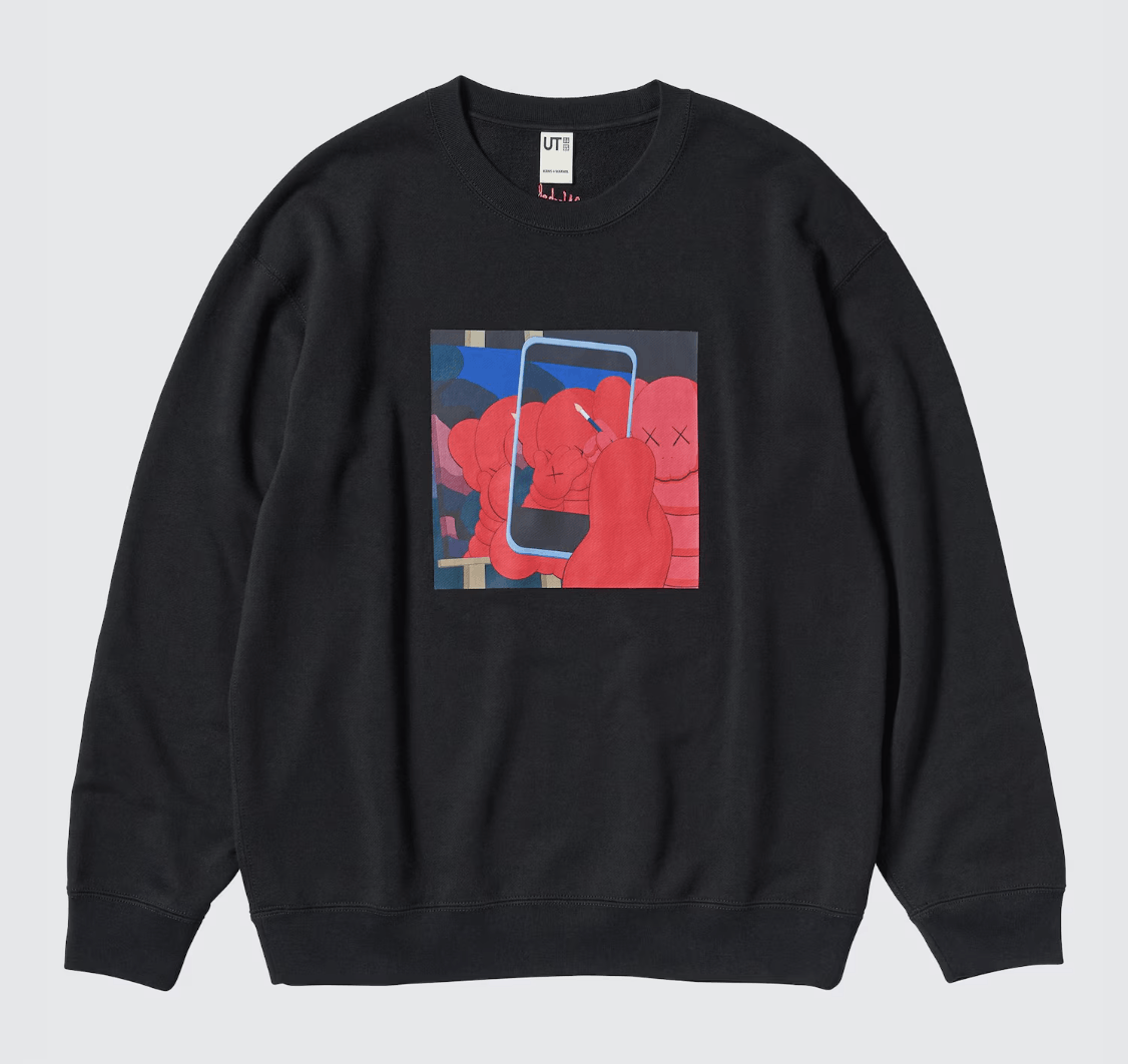 Andy Warhol × Kaws × Uniqlo Uniqlo x Kaws x Warhol Black/Red Sweatshirt US S = ASIA M Size US S / EU 44-46 / 1 - 1 Thumbnail
