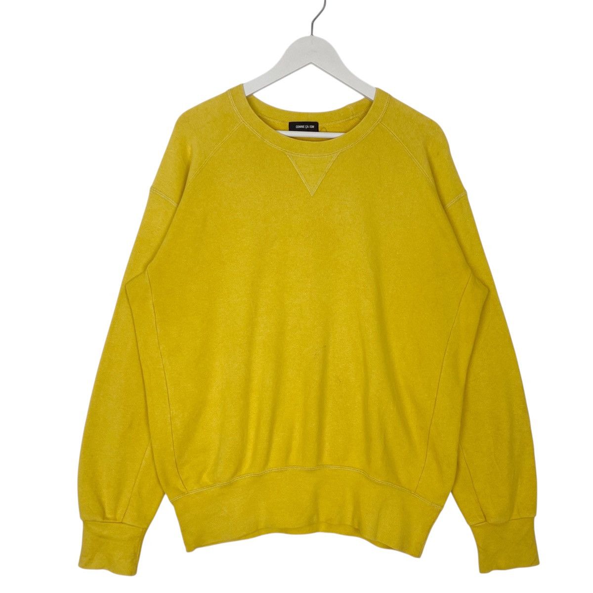 Vintage Vintage 90s Comme Ca Du Mode Crewneck Sweatshirt Yellow Sz L Size US L / EU 52-54 / 3 - 6 Thumbnail