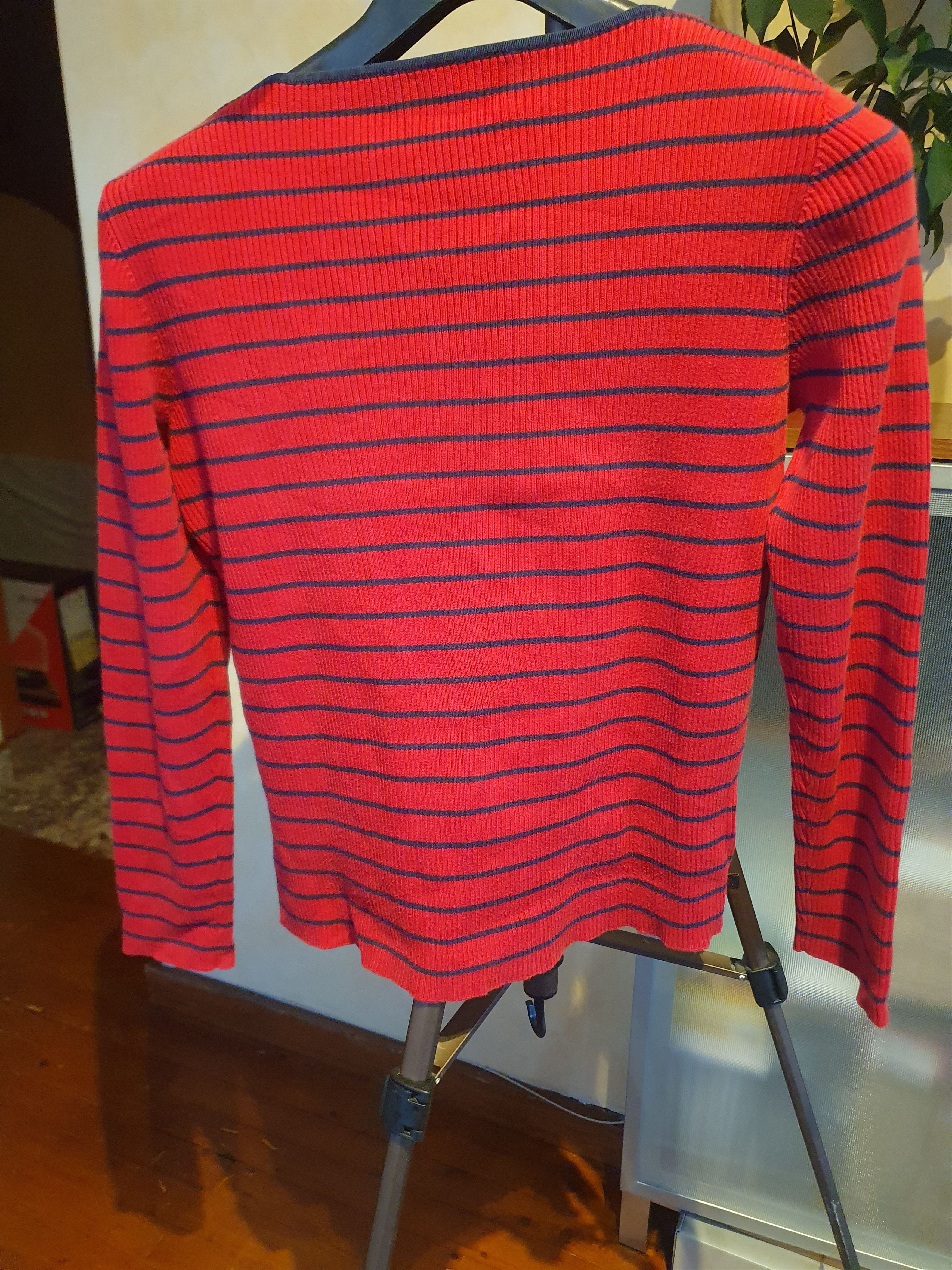 Ralph Lauren Lauren Ralph Lauren Women's Striped Top Red and Blue L Size L / US 10 / IT 46 - 9 Thumbnail