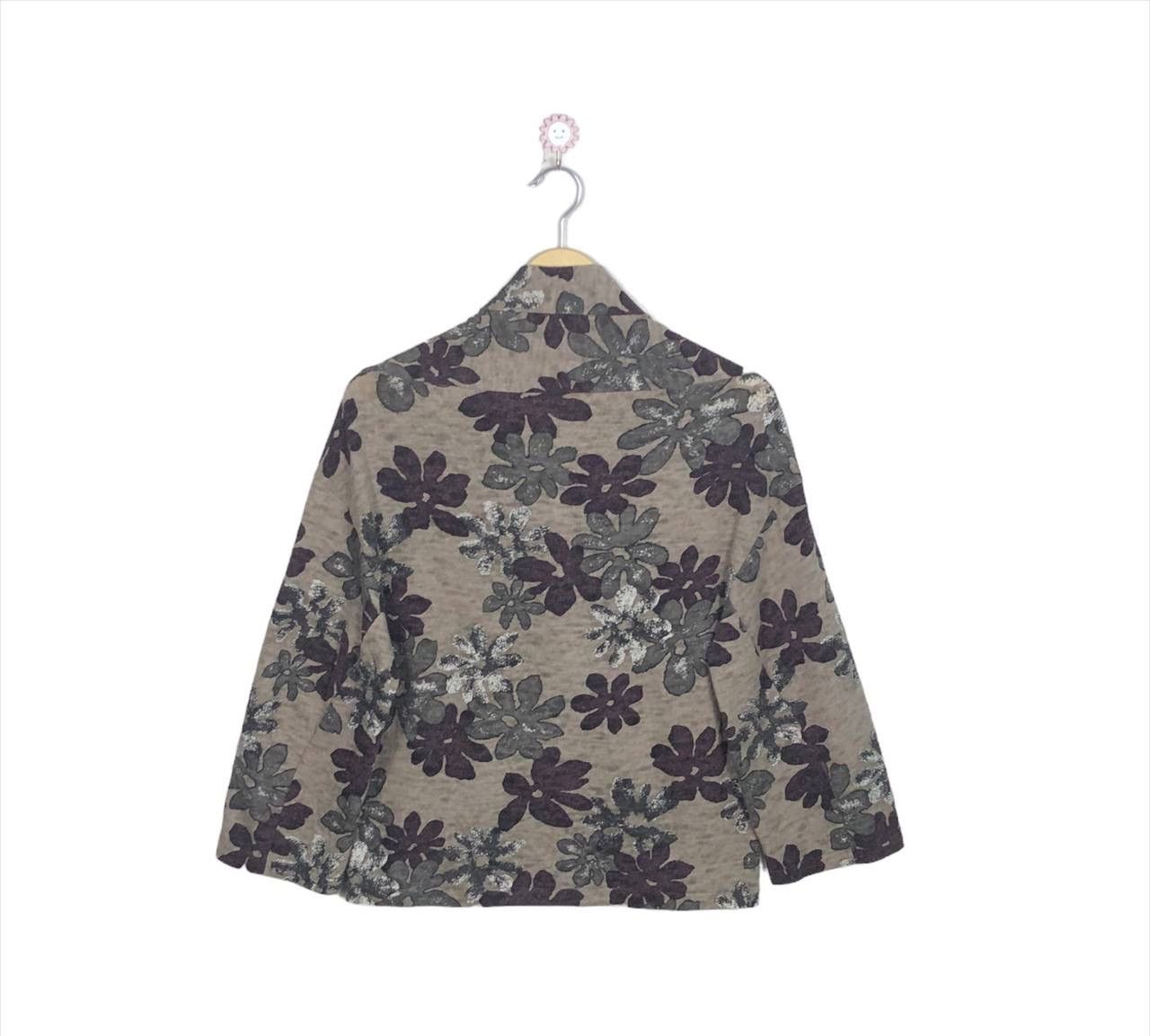 Issey Miyake × Japanese Brand × Vintage Vintage 90s Issey Miyake Plantation Flora Overprinted Jacket Size US M / EU 48-50 / 2 - 2 Thumbnail