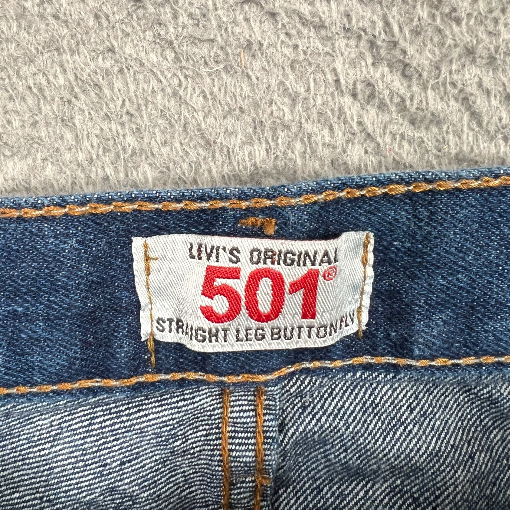 Levi's VTG Levi's 501 Jeans Mens 38x30 Blue Button Fly Straight USA Made 90s Denim Denim Jeans 5-Pocket Mens WW Size US 38 / EU 54 - 7 Thumbnail