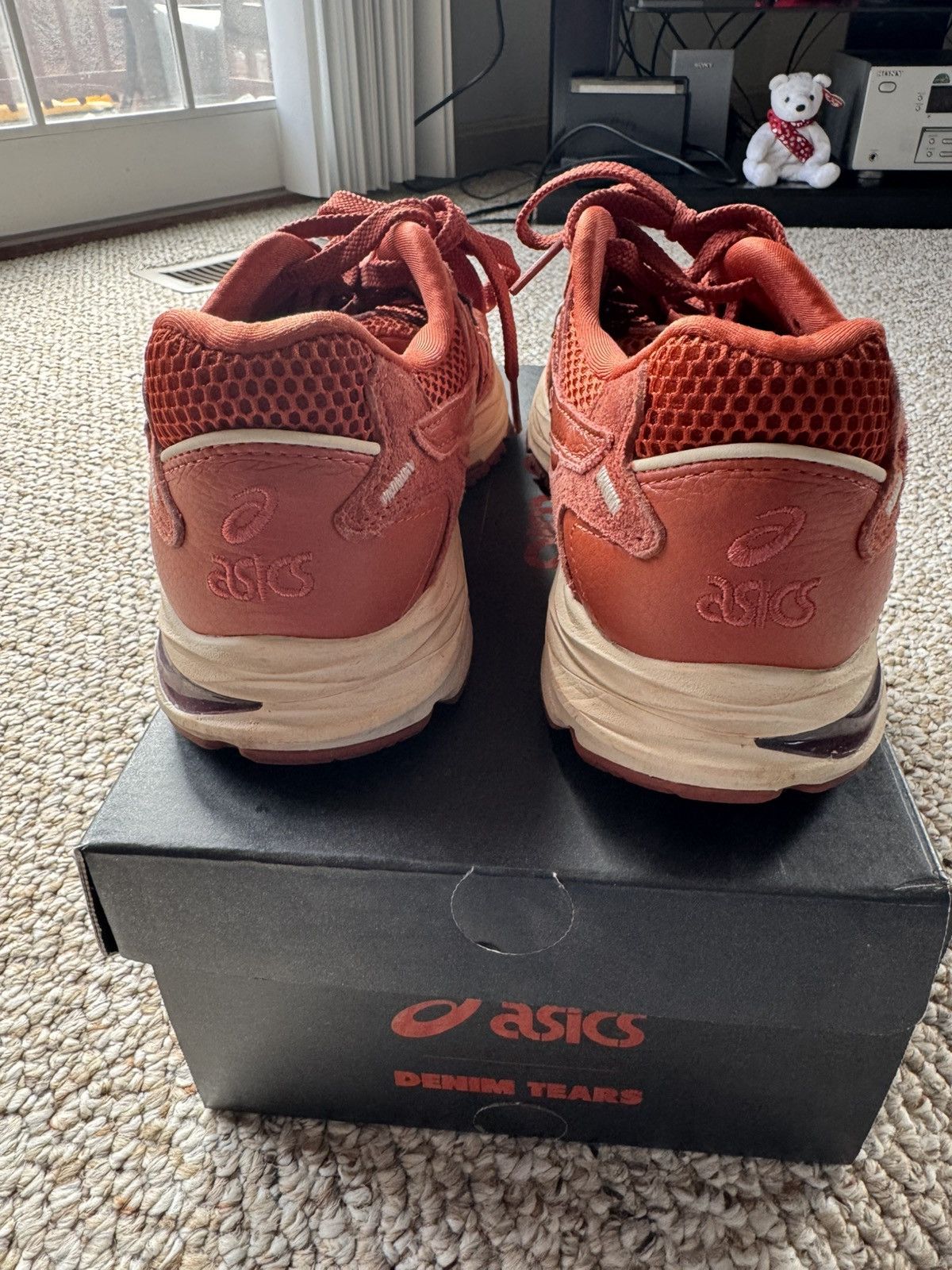 Asics × DENIM TEARS ASICS Gel-MC Plus Denim Tears Red Clay Brick Size 7 Men’s Size US 7 / EU 40 - 4 Thumbnail
