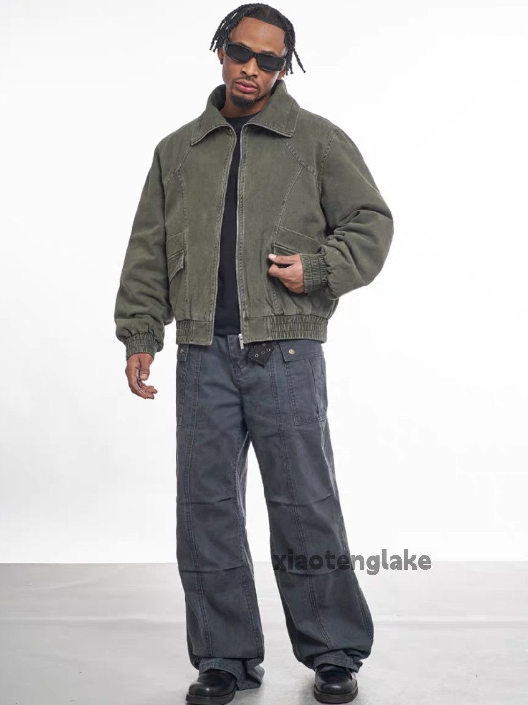 Vintage Washed faded cleanfit yuppie y2k military tactical jacket Size US XL / EU 56 / 4 - 4 Thumbnail