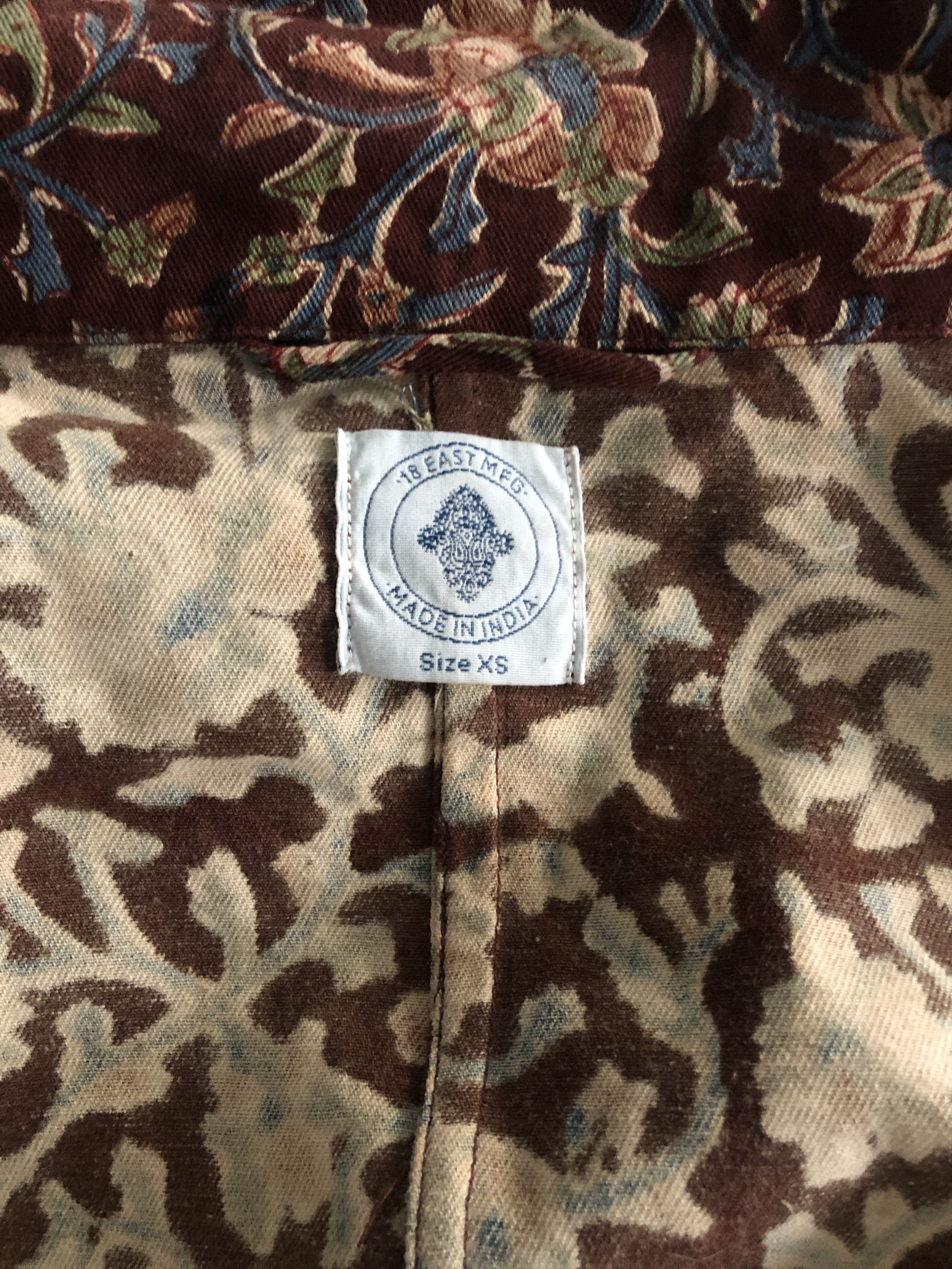 18 East Block-Printed Cam Shirt Jacket Size US XS / EU 42 / 0 - 6 Thumbnail
