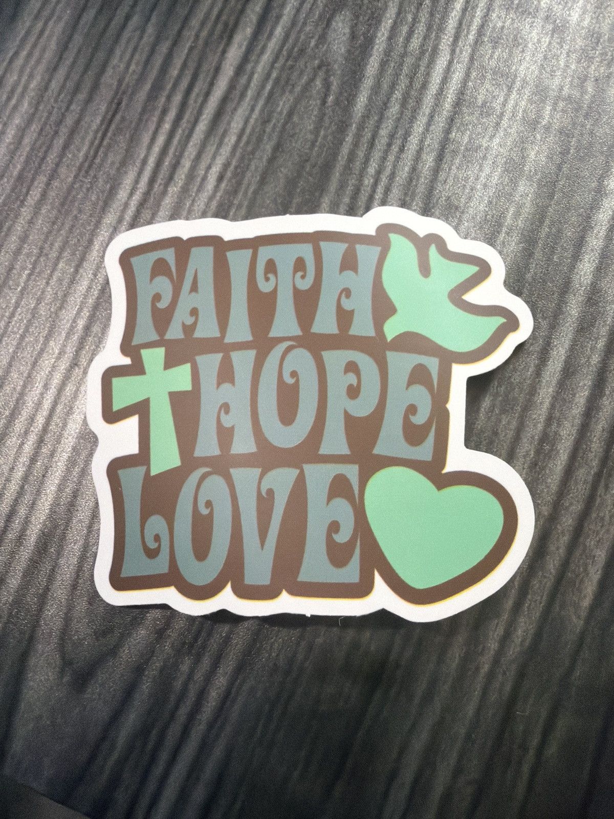 Hypebeast Faith Hope Love Sticker Size ONE SIZE - 1 Thumbnail