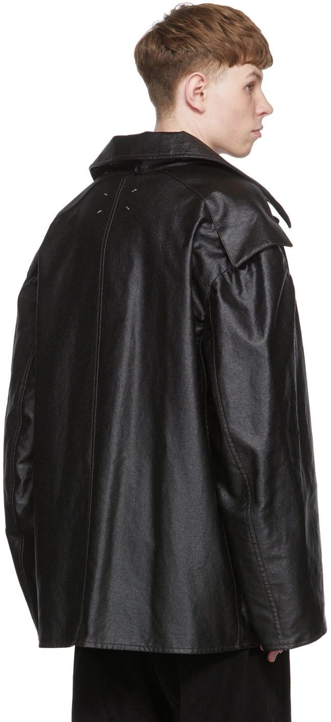 Maison Margiela Margiela - Black Cotton Jacket Size US M / EU 48-50 / 2 - 2 Thumbnail