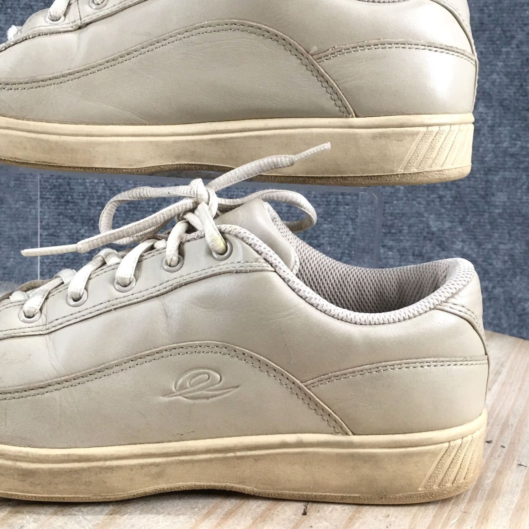 Vintage Easy Spirit Casual Sneakers Brown Leather Lace Up Low Top Womens 7.5 M Size M / US 6-8 / IT 42-44 - 4 Thumbnail