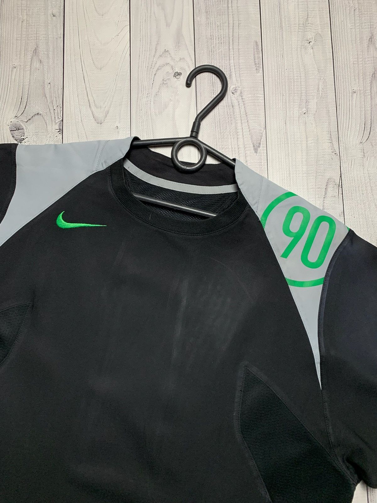 Nike × Vintage Vintage Nike total 90 size M logo tee jersey Size US M / EU 48-50 / 2 - 2 Thumbnail