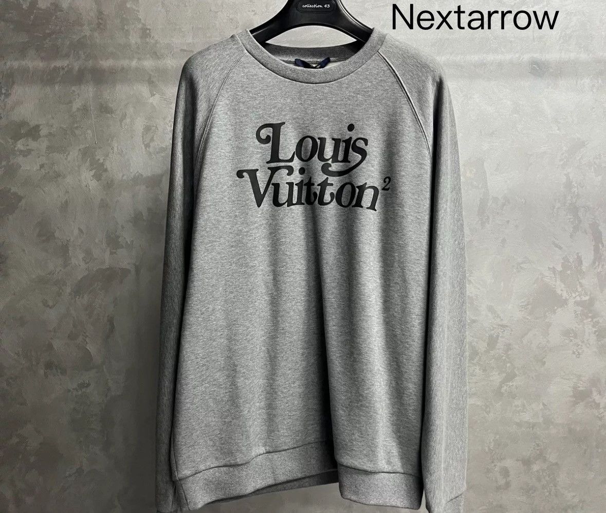 Louis Vuitton Louis Vuitton Grey Nigo Neck Long Sleeve Hoodie Size US XXL / EU 58 / 5 - 1 Thumbnail