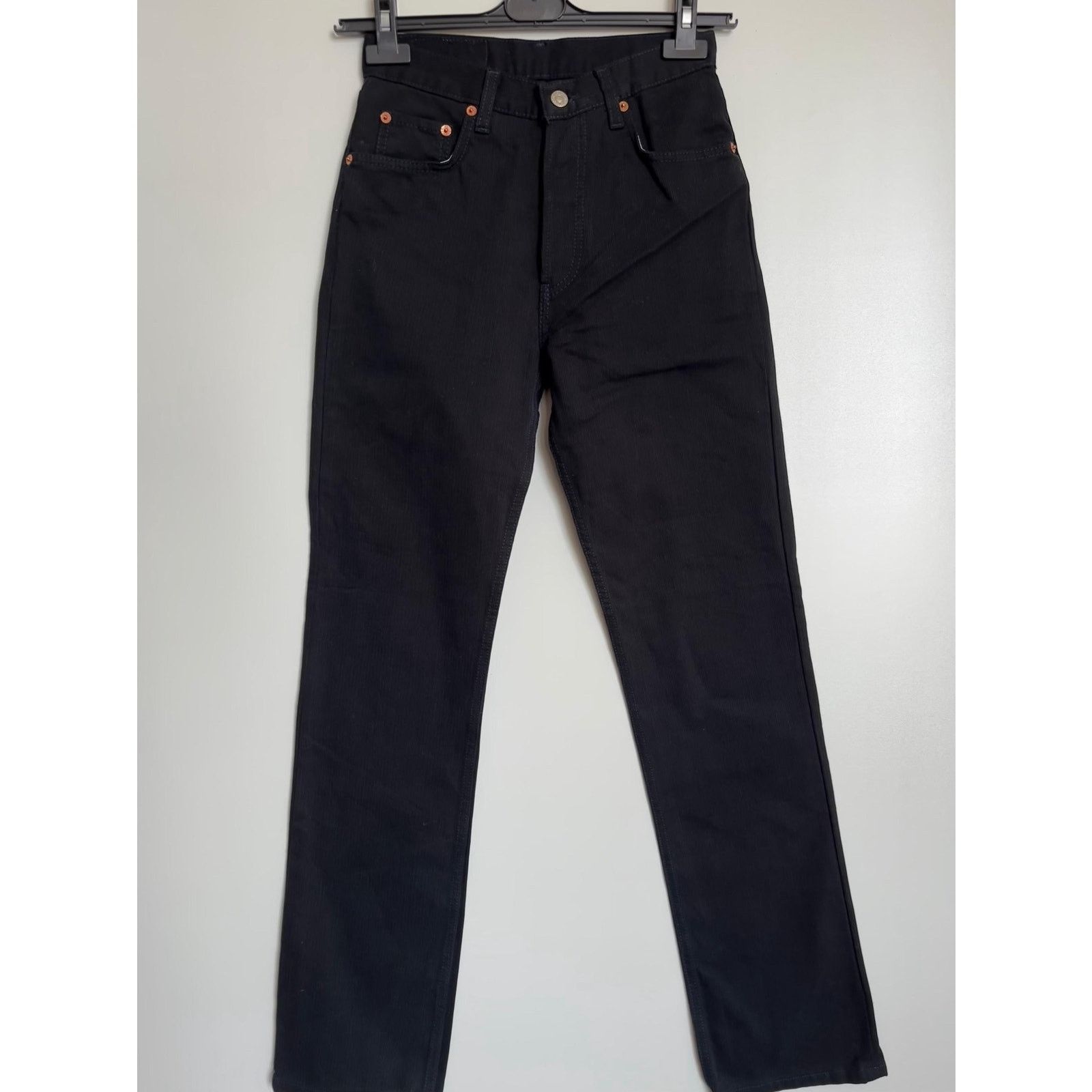 Levi's Deadstock Levi’s 501 W27 L32 Black Corduroy USA Made 90s Size US 27 - 2 Thumbnail