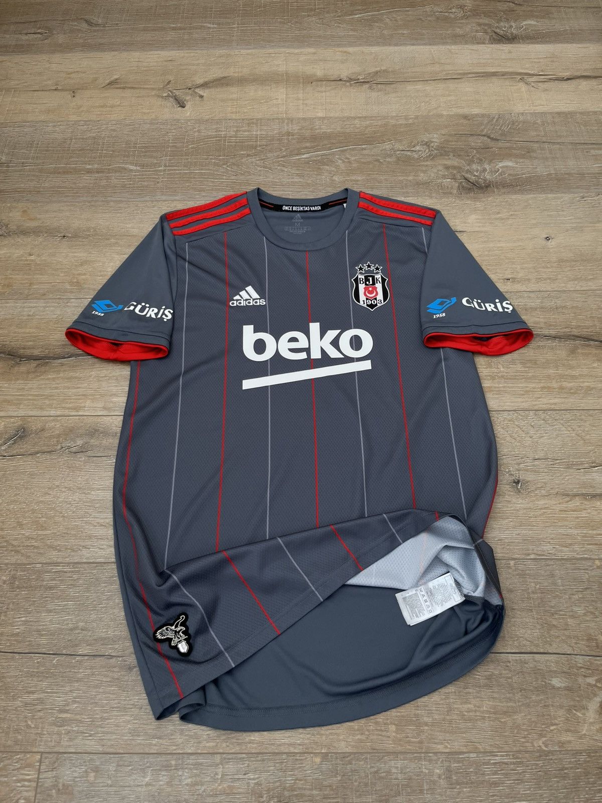 Adidas Adidas FC Besiktas 21/22 Third Kit Jersey #9 KAAN Size US M / EU 48-50 / 2 - 12 Thumbnail