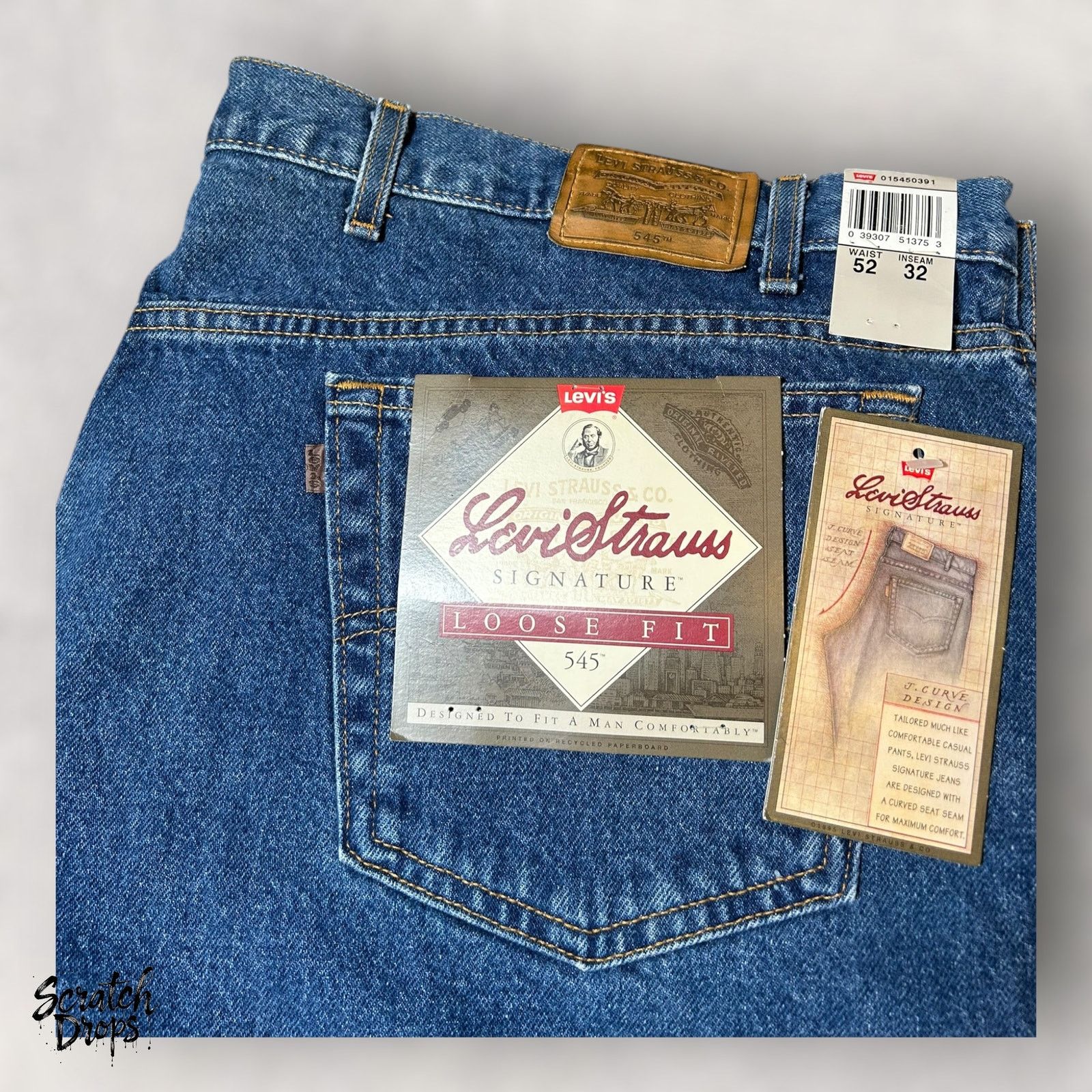 Levi's Vintage Levi's Signature 545 Men's Jeans NWT W52 L32 Loose Size US 38 / EU 54 - 1 Thumbnail