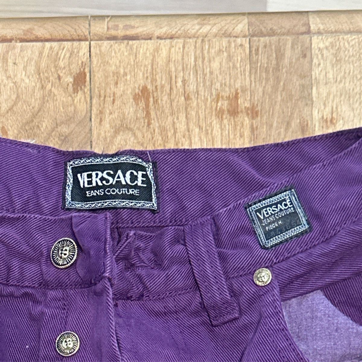 Versace Jeans Couture VINTAGE PURPLE VERSACE JEANS COUTURE JEANS Size US 28 / EU 44 - 2 Thumbnail