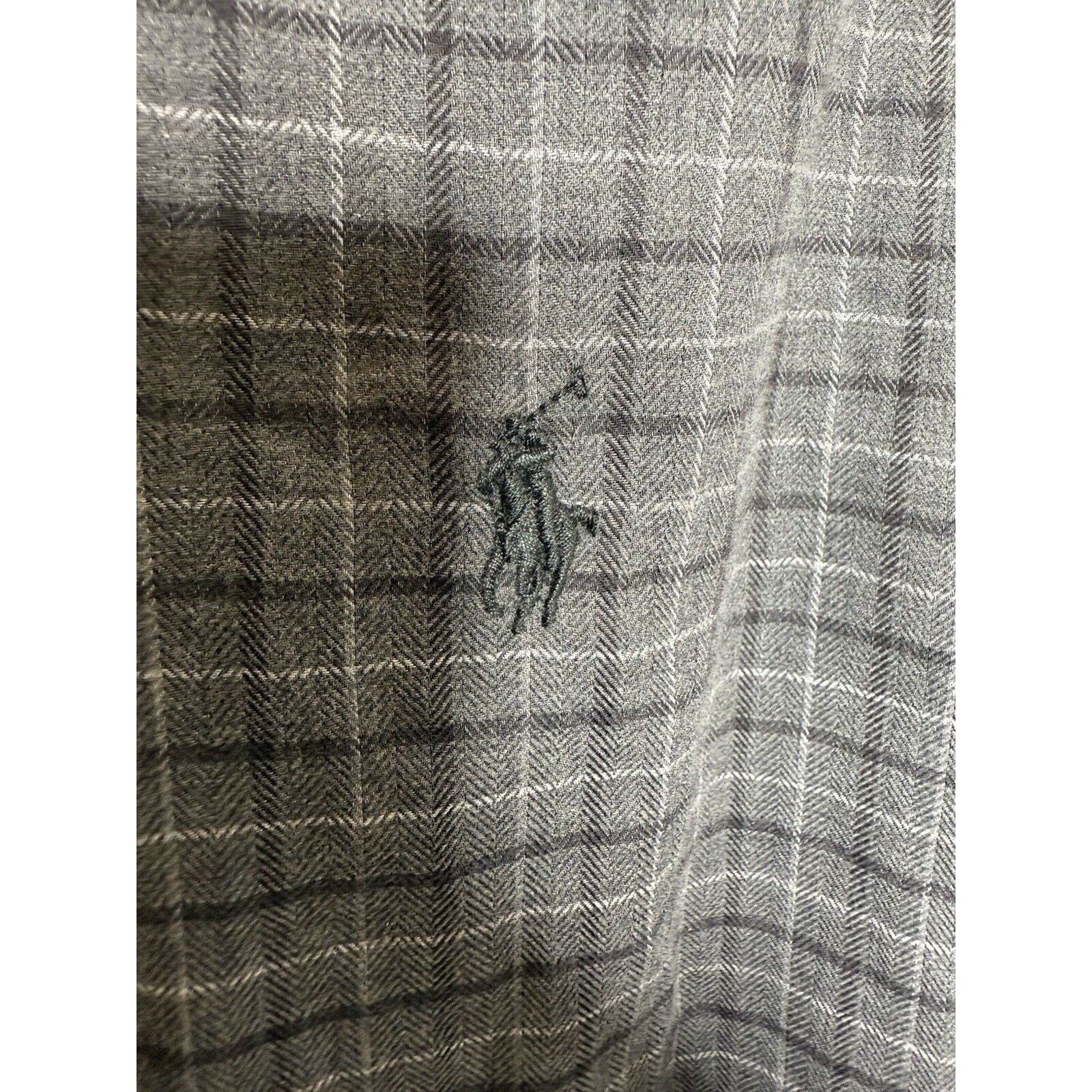 Ralph Lauren Polo Ralph Lauren Button Down Shirt Gray Men’s Large Plaid Size US L / EU 52-54 / 3 - 7 Thumbnail