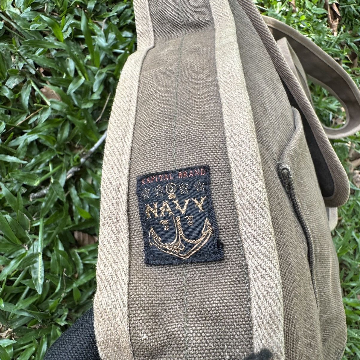 Kapital Kapital Archive Canvas Messenger Bag Khaki Japan Rare Size ONE SIZE - 9 Thumbnail