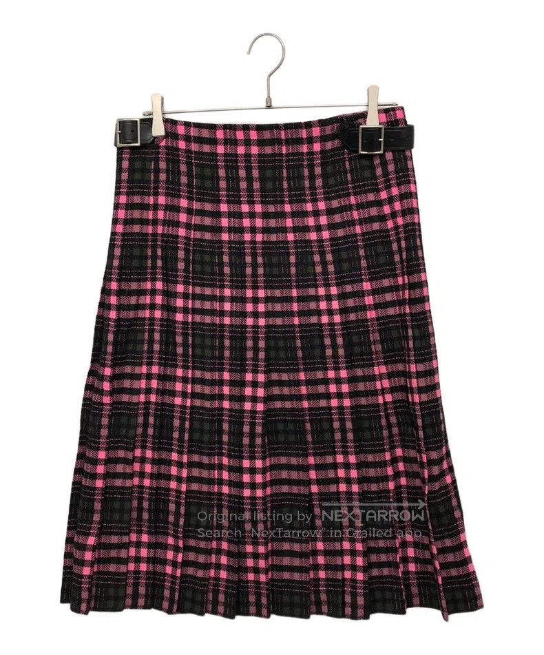 Comme des Garcons Comme Des Garcons size M Plaid buckle skirt Size 23" - 1 Thumbnail