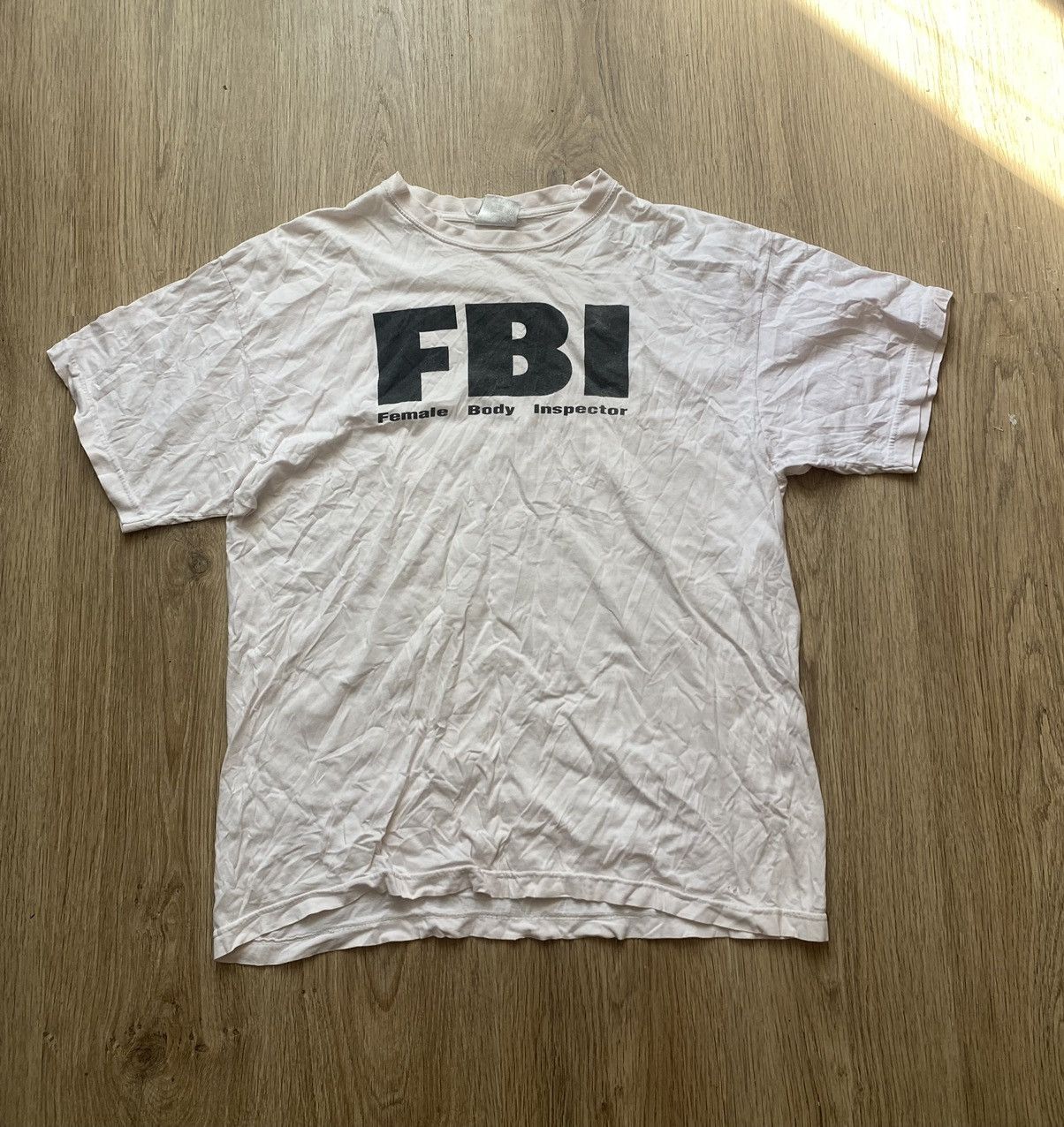 Vintage Vintage 90’s FBI Female Body Inspector big logo Y2K Shirt Size US L / EU 52-54 / 3 - 1 Thumbnail