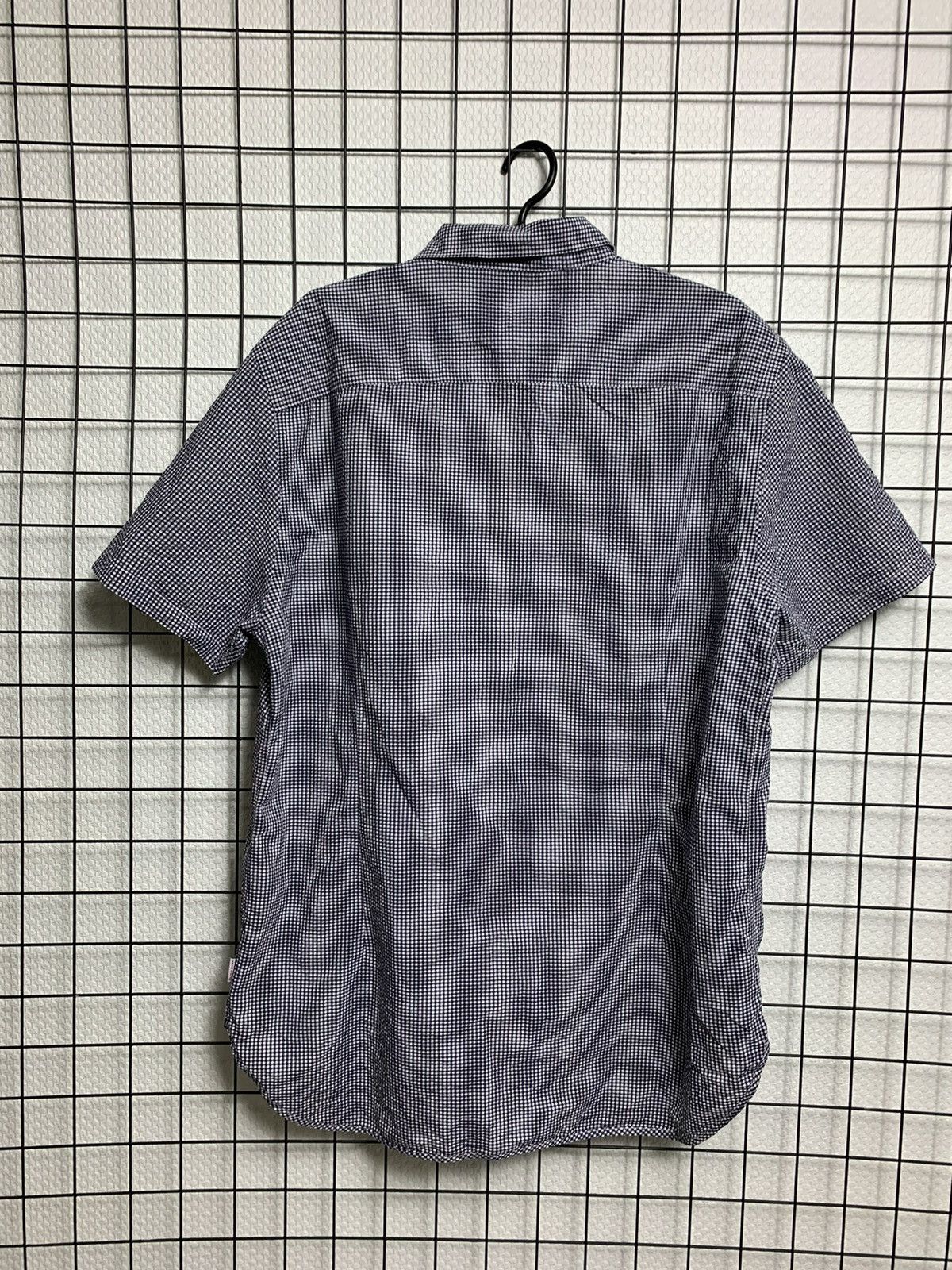Orlebar Brown Orlebar Brown Mens Cotton Indigo Blue Summer Shirt Size US XL / EU 56 / 4 - 11 Thumbnail