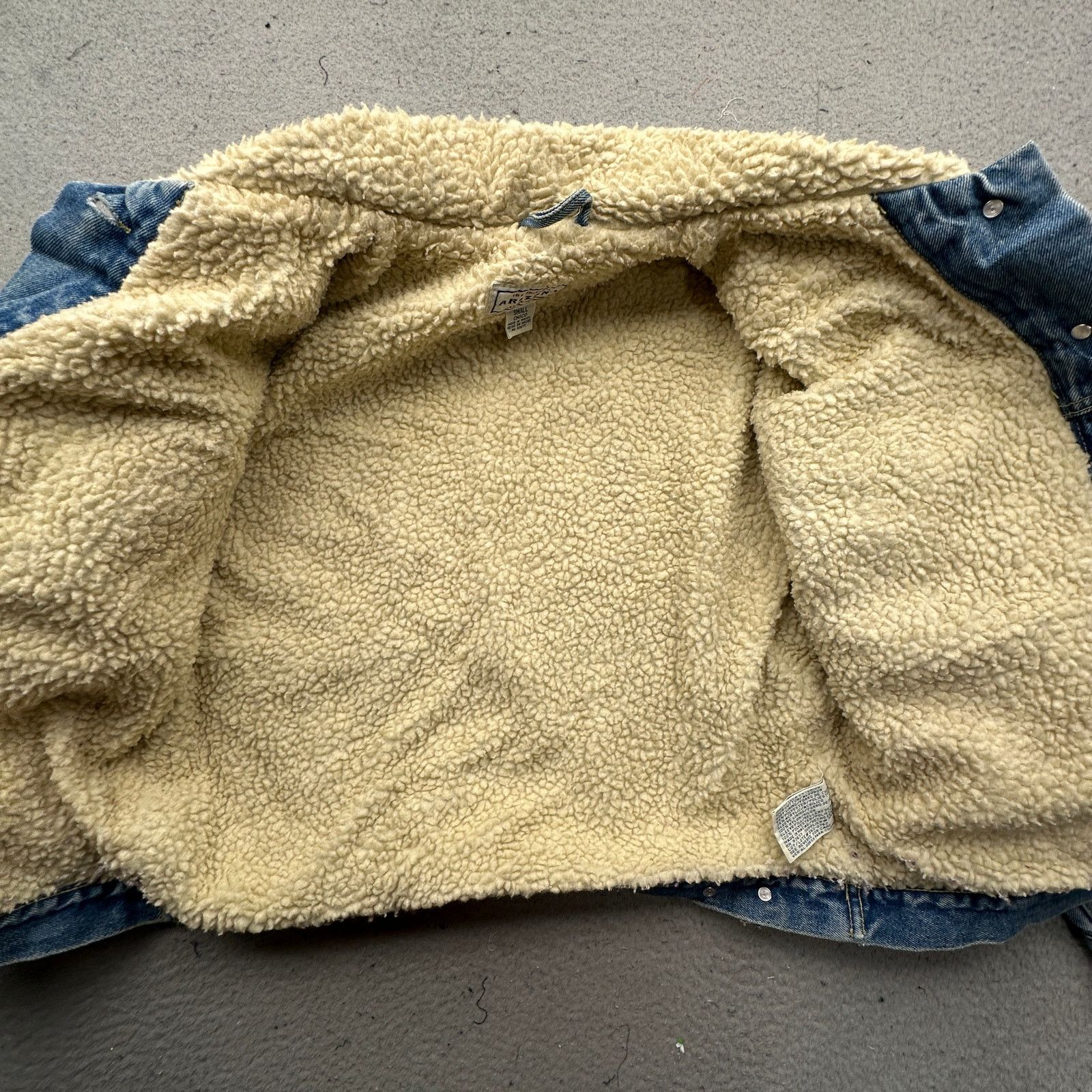 Other VTG Arizona Jean Company Sherpa Lined Denim Jean Jacket S Size US S / EU 44-46 / 1 - 7 Thumbnail