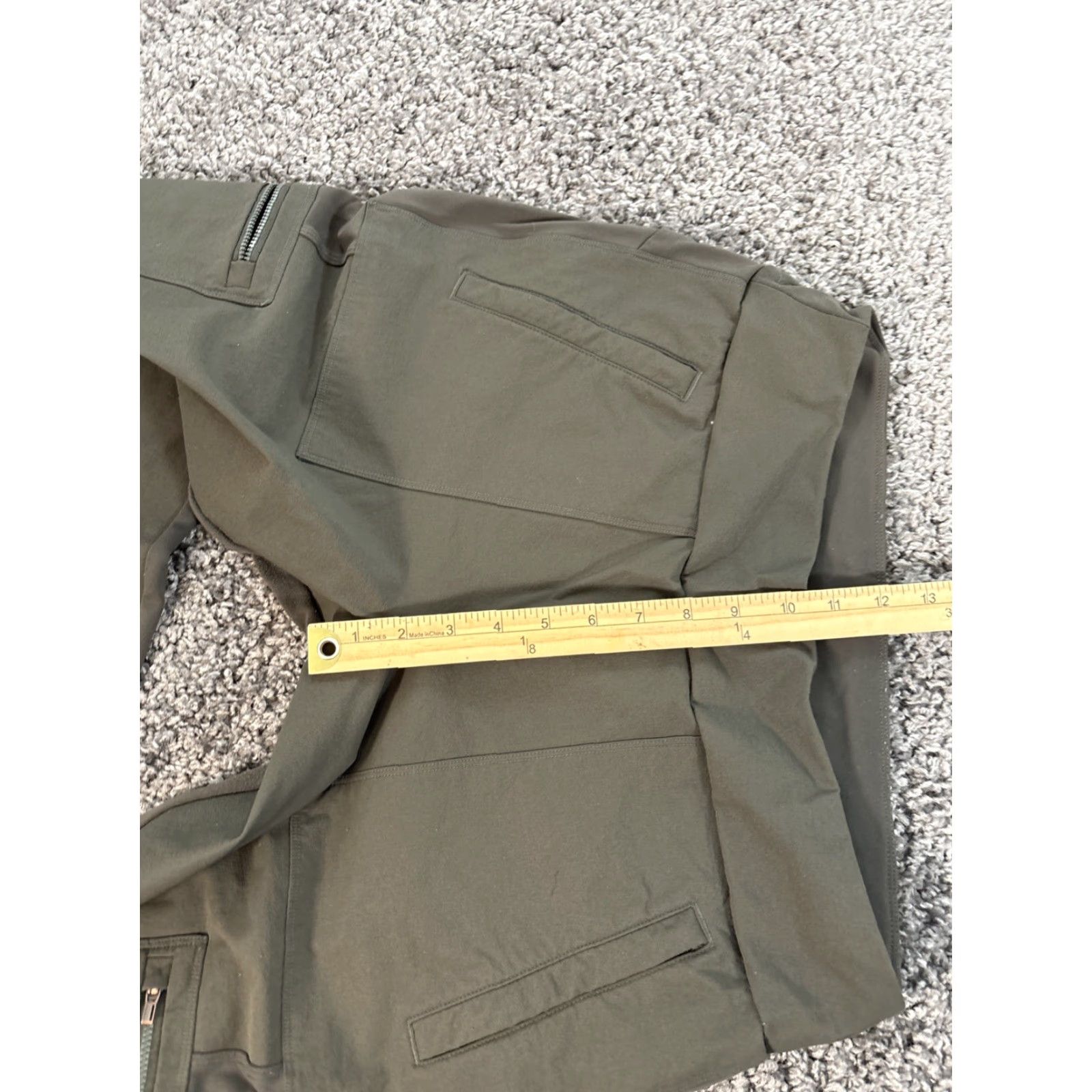 Athleta Athleta Pants Womens 14T Gray Legging Nylon Blended Fabric Ankle Elastic Waist Pockets Gym Training Running Yoga High Rise Cargo Headlands Hybrid Size 36" / US 14 / IT 50 - 5 Thumbnail