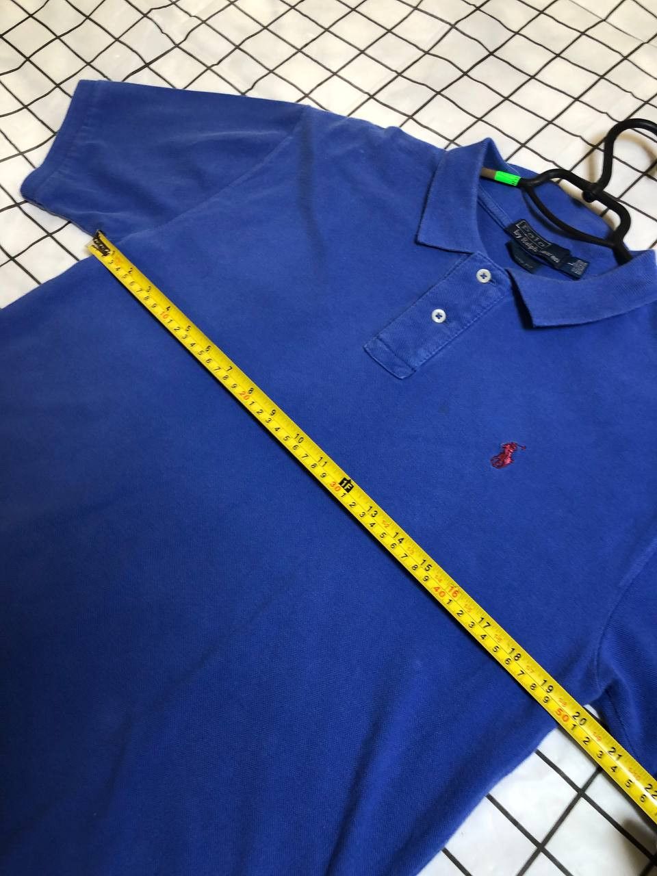 Polo Ralph Lauren Vintage Polo Ralph Lauren Large Blue Custom fit polo Size US L / EU 52-54 / 3 - 7 Thumbnail