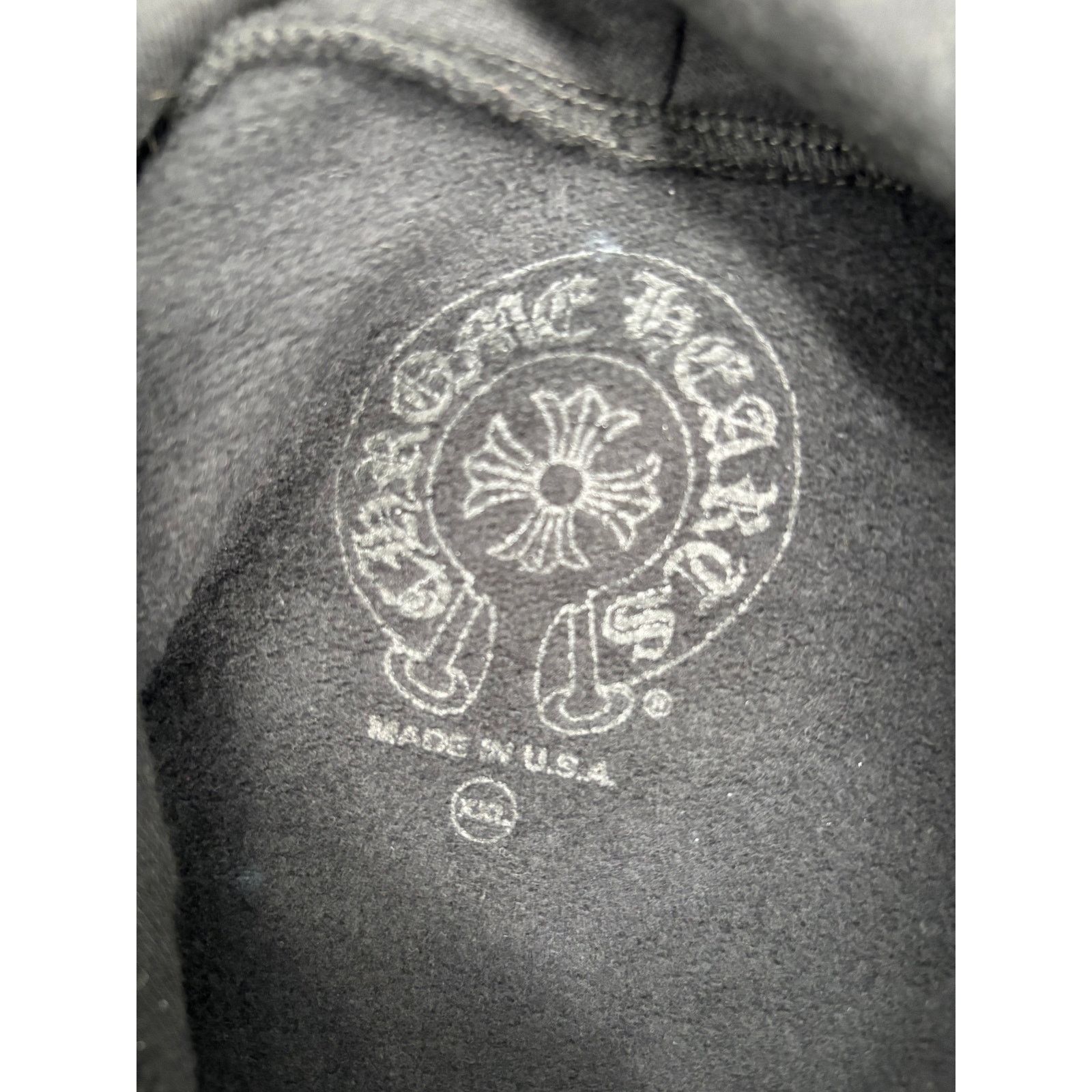 Chrome Hearts Chorme Hearts 1988 Foil Vertical Logo Black Hoodie Size XXL Size US XXL / EU 58 / 5 - 9 Thumbnail