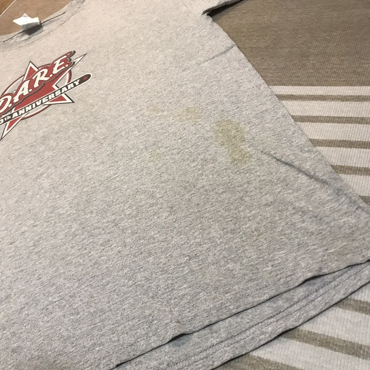 D.A.R.E × Vintage VINTAGE D.A.R.E 20th ANNIVERSARY RARE TEE 00s Size US XL / EU 56 / 4 - 6 Thumbnail