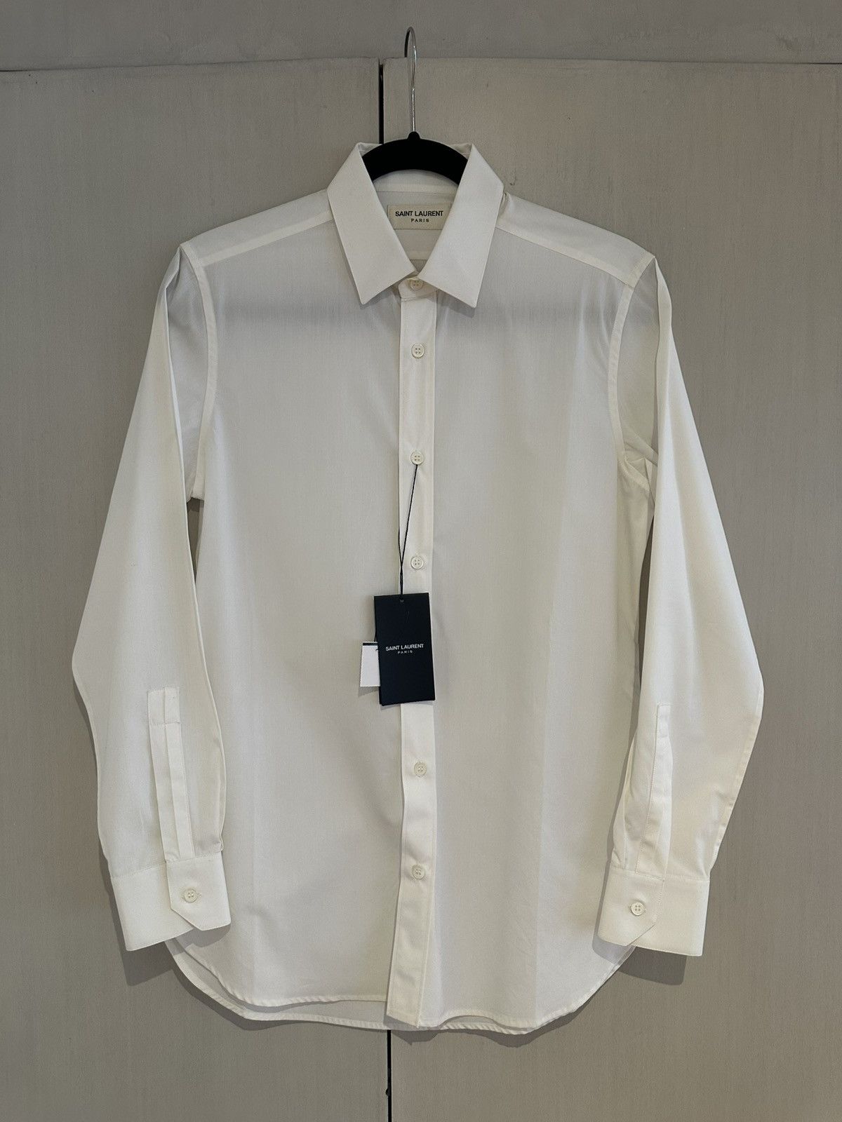 2016AW saint laurent シャツ hedi slimane Saint Laurent Hedi Slimane SS15 Dark Blue Western Shirt