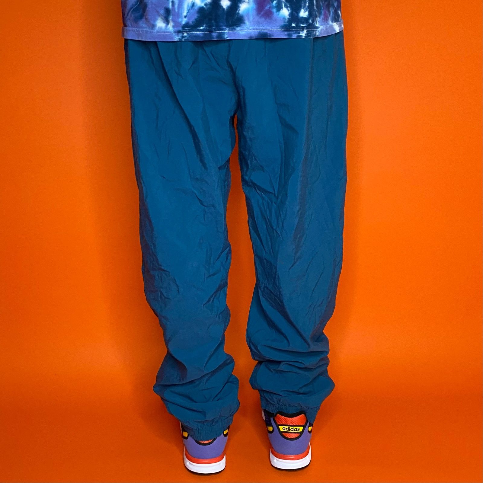Vintage Vintage 90s Head Track Pants Mens L Teal Polyester Joggers Size US 32 / EU 48 - 3 Thumbnail