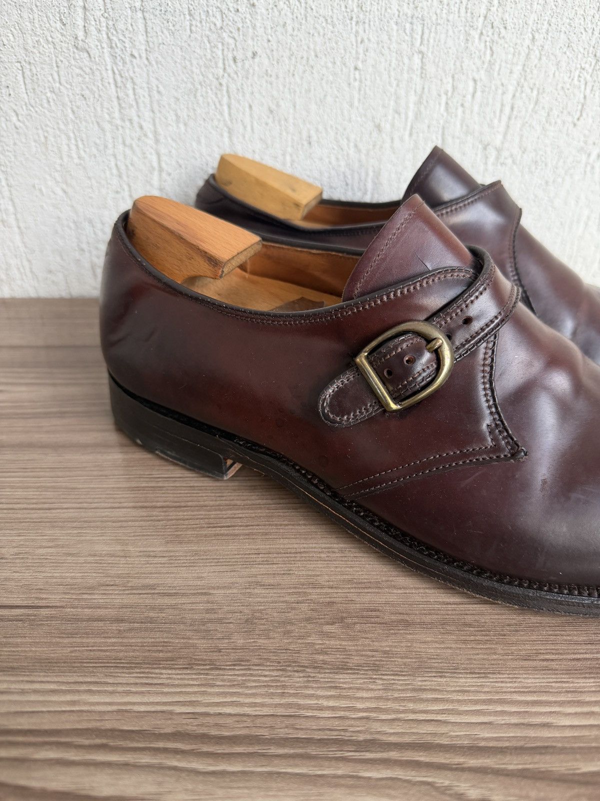 Alden 954 shell cordovan monk derby Size US 9.5 / EU 42-43 - 9 Thumbnail