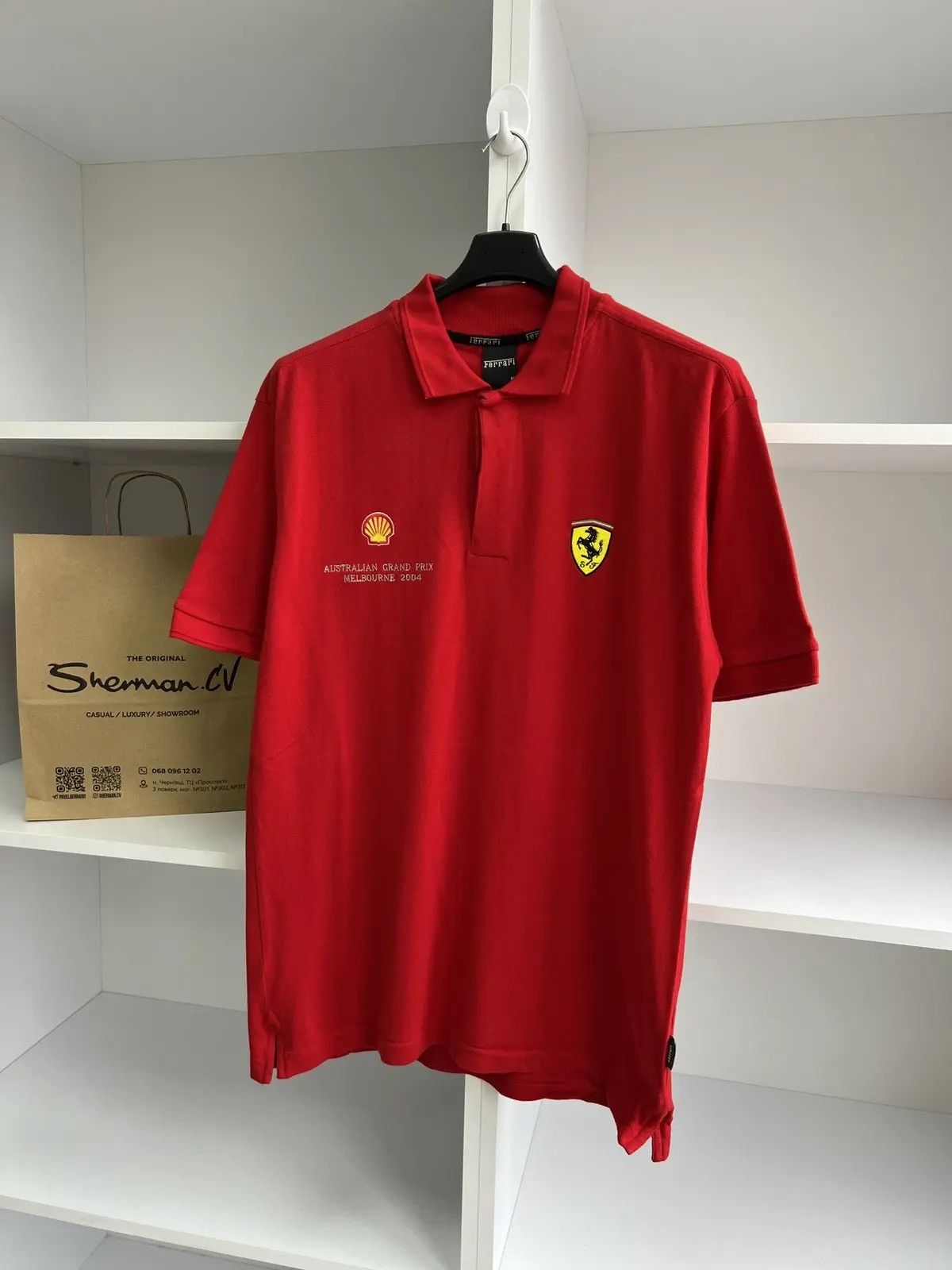 Ferrari × Vintage Vintage Ferrari 2004 Australian Grand Prix Melbourne polo Size US M / EU 48-50 / 2 - 2 Thumbnail