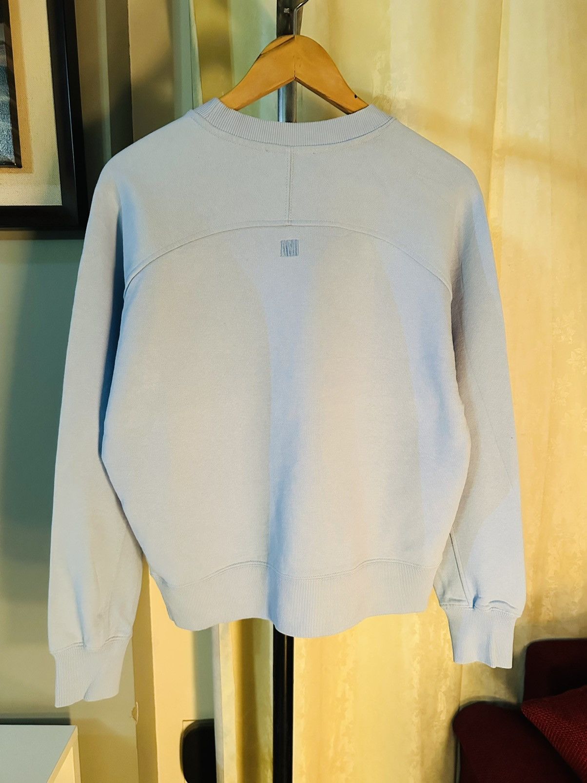 AMI Ami Paris Ami De Coeur Tonal Crewneck Size US M / EU 48-50 / 2 - 5 Thumbnail