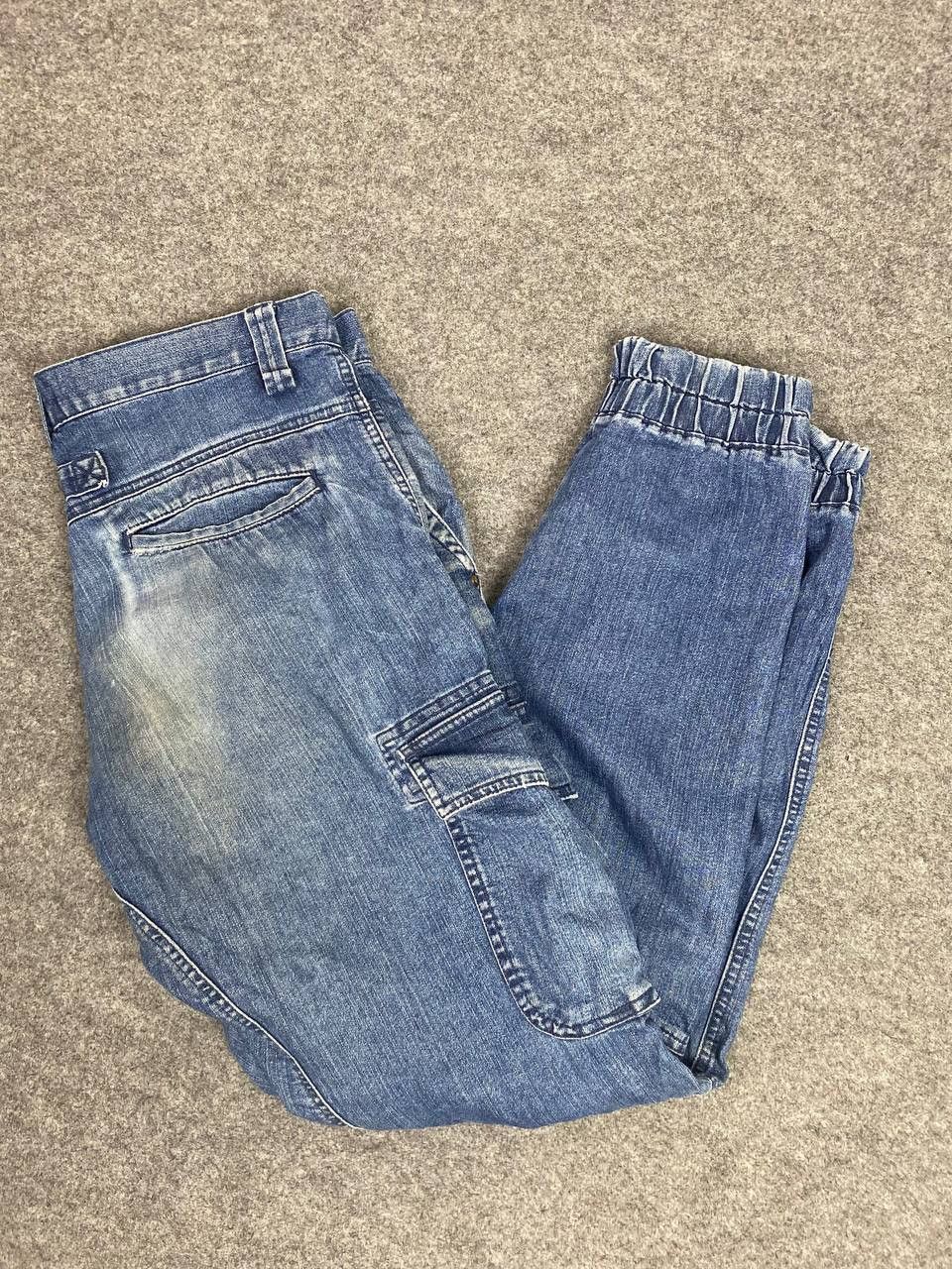 Japanese Brand japanese brand cargo denim distressed Size US 36 / EU 52 - 2 Thumbnail