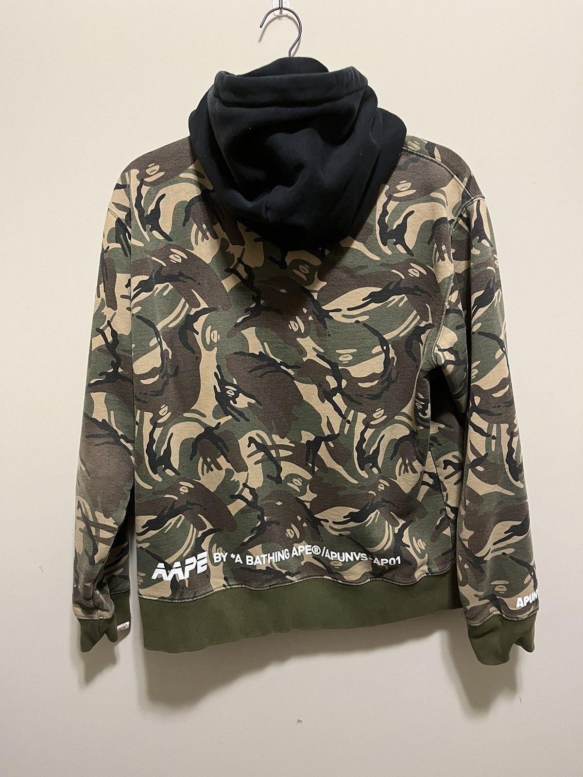 Aape × Bape Aape Camo Hoodie Size US XL / EU 56 / 4 - 2 Thumbnail