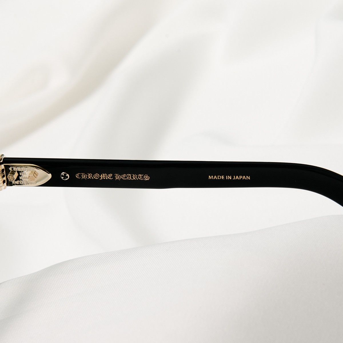 Chrome Hearts CHROME HEARTS DRIPPIN BLACK/18KGP GLASSES Size ONE SIZE - 4 Thumbnail