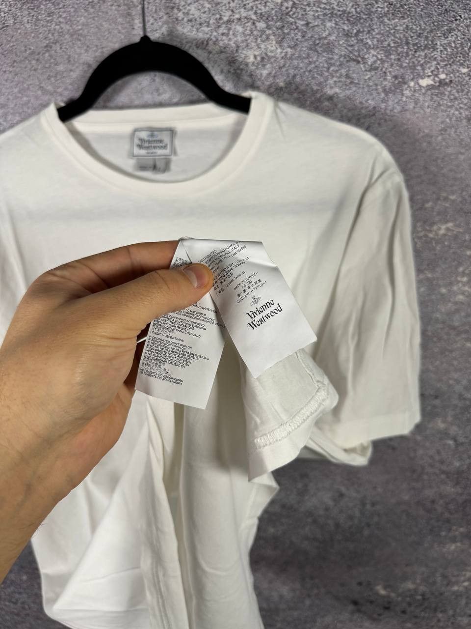 Vivienne Westwood Vivienne Westwood Orbital Embroidered White Men's T-Shirt Size US L / EU 52-54 / 3 - 7 Thumbnail