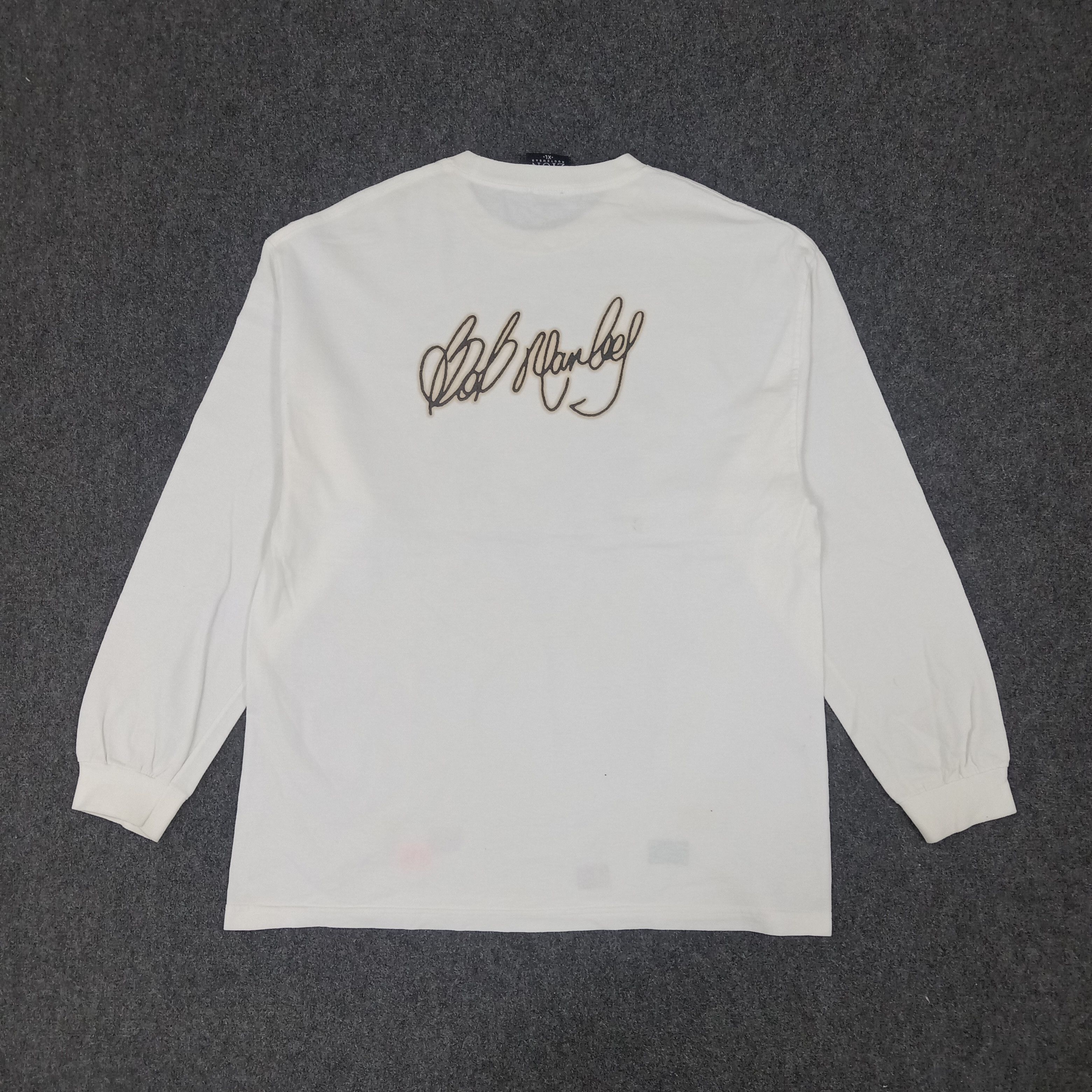 Bob Marley × Vintage Bob Marley Reggae Singer Long Sleeve Tshirt Size US XL / EU 56 / 4 - 6 Thumbnail