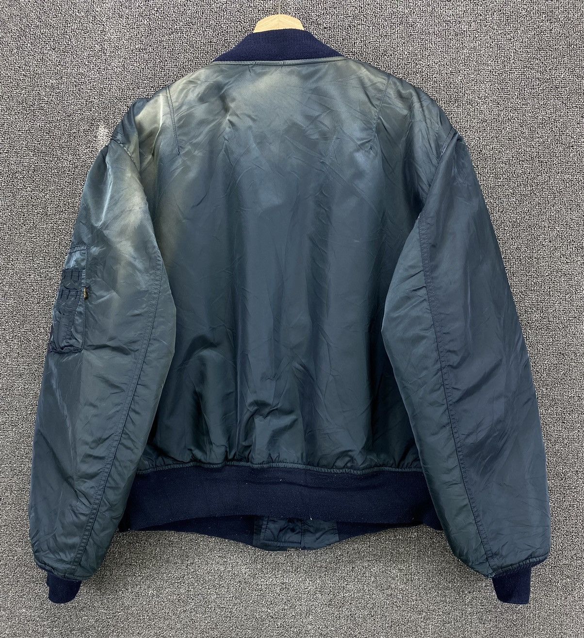 Alpha Industries Vintage Alpha Industries Flyer Man MA 1 Bomber Jacket Size US XL / EU 56 / 4 - 11 Thumbnail