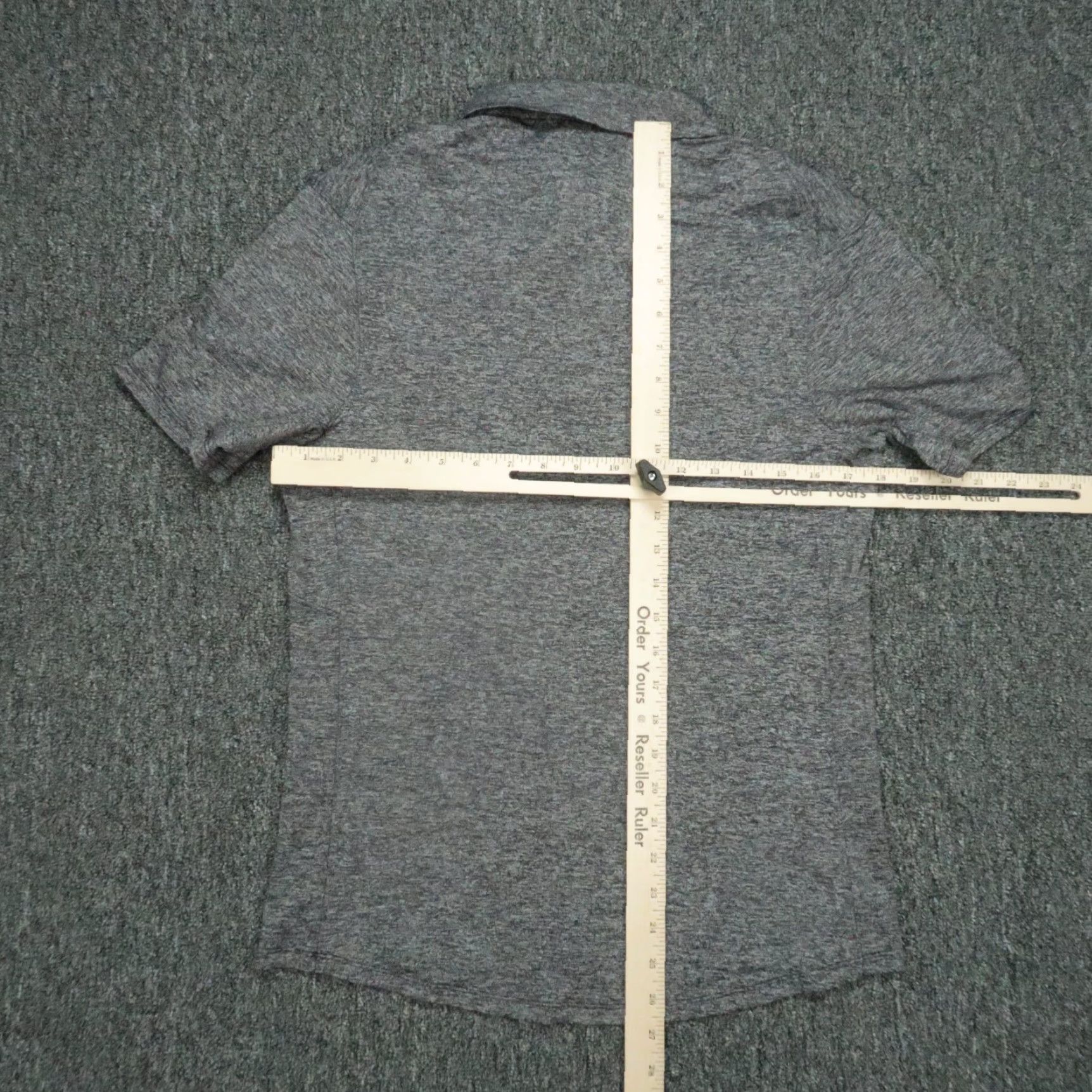Lululemon VINTAGE Lululemon Polo Shirt Mens Small Golf Performance Slim Short Sleeve Gray 1/4 Zip Size US S / EU 44-46 / 1 - 5 Thumbnail