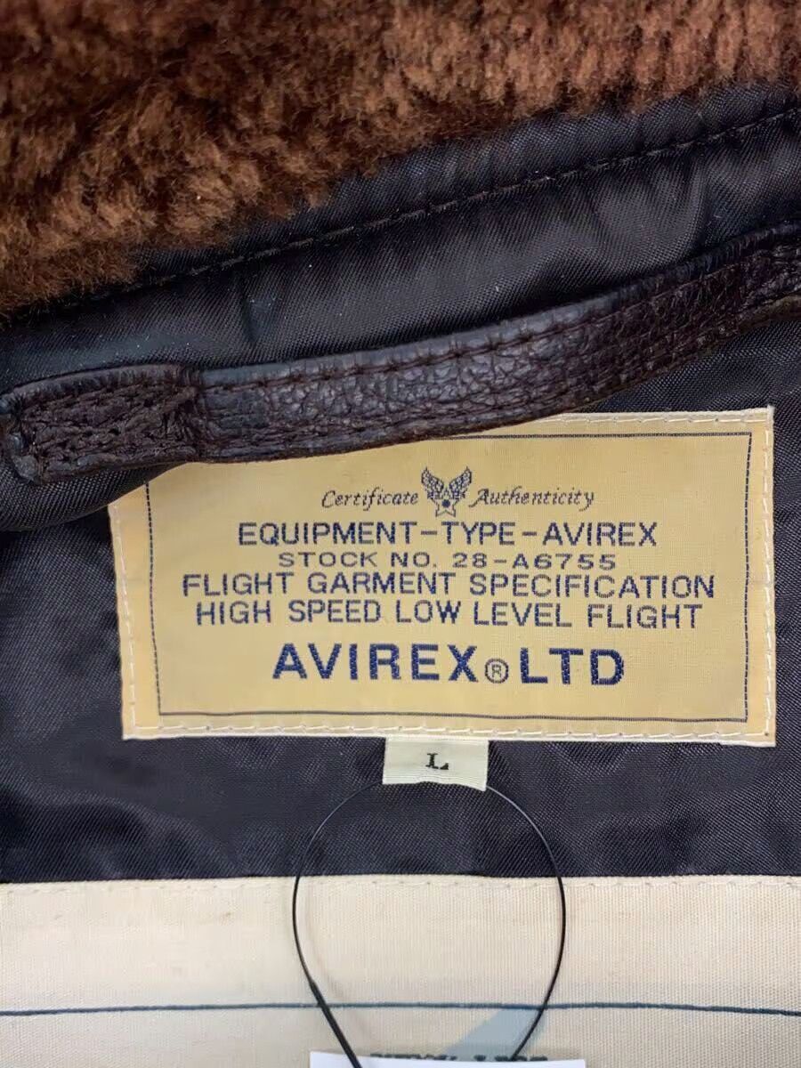 Avirex Avirex Plain Goat Leather Jacket Blouson Brown Size US L / EU 52-54 / 3 - 3 Thumbnail