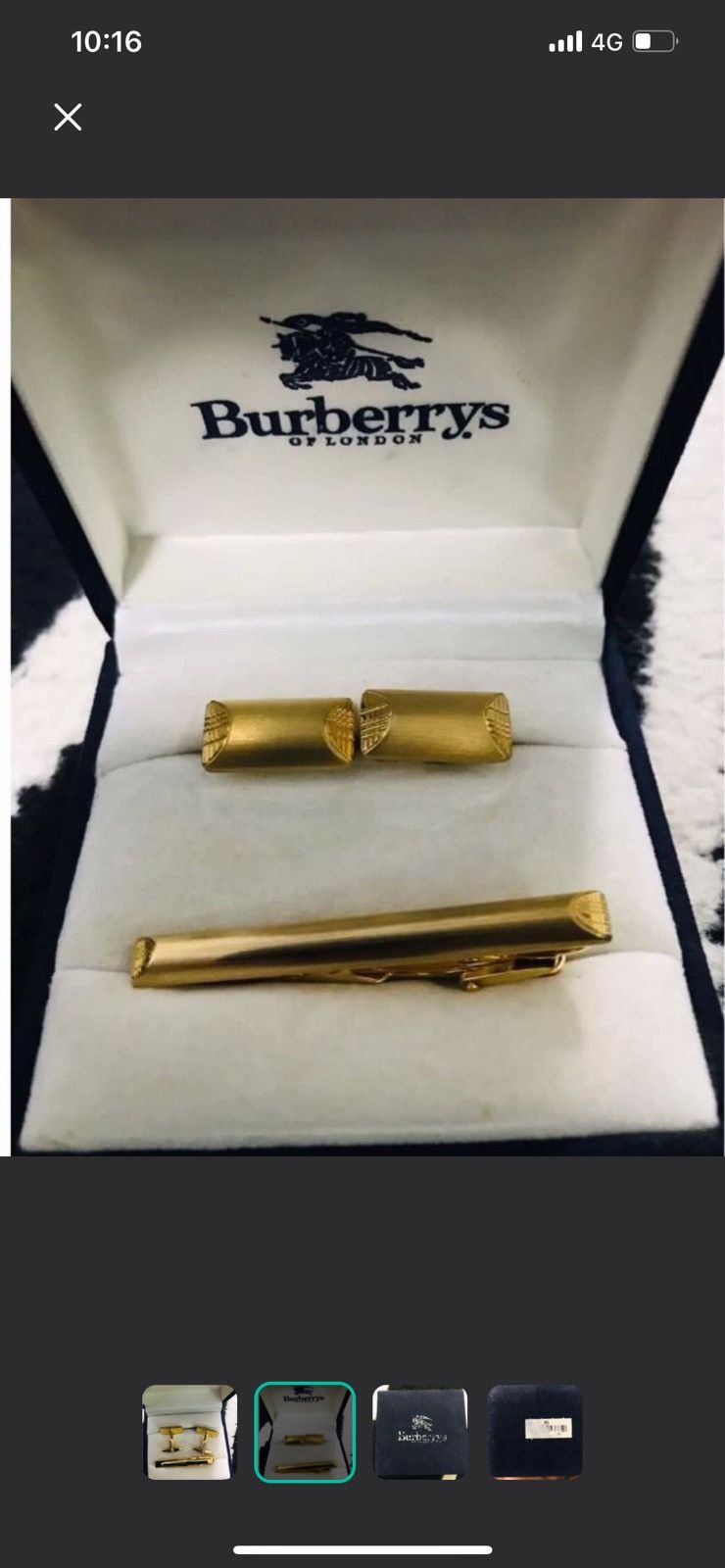 Burberry BURBERRY TIE BAR & CUFFLINK Size ONE SIZE - 1 Thumbnail