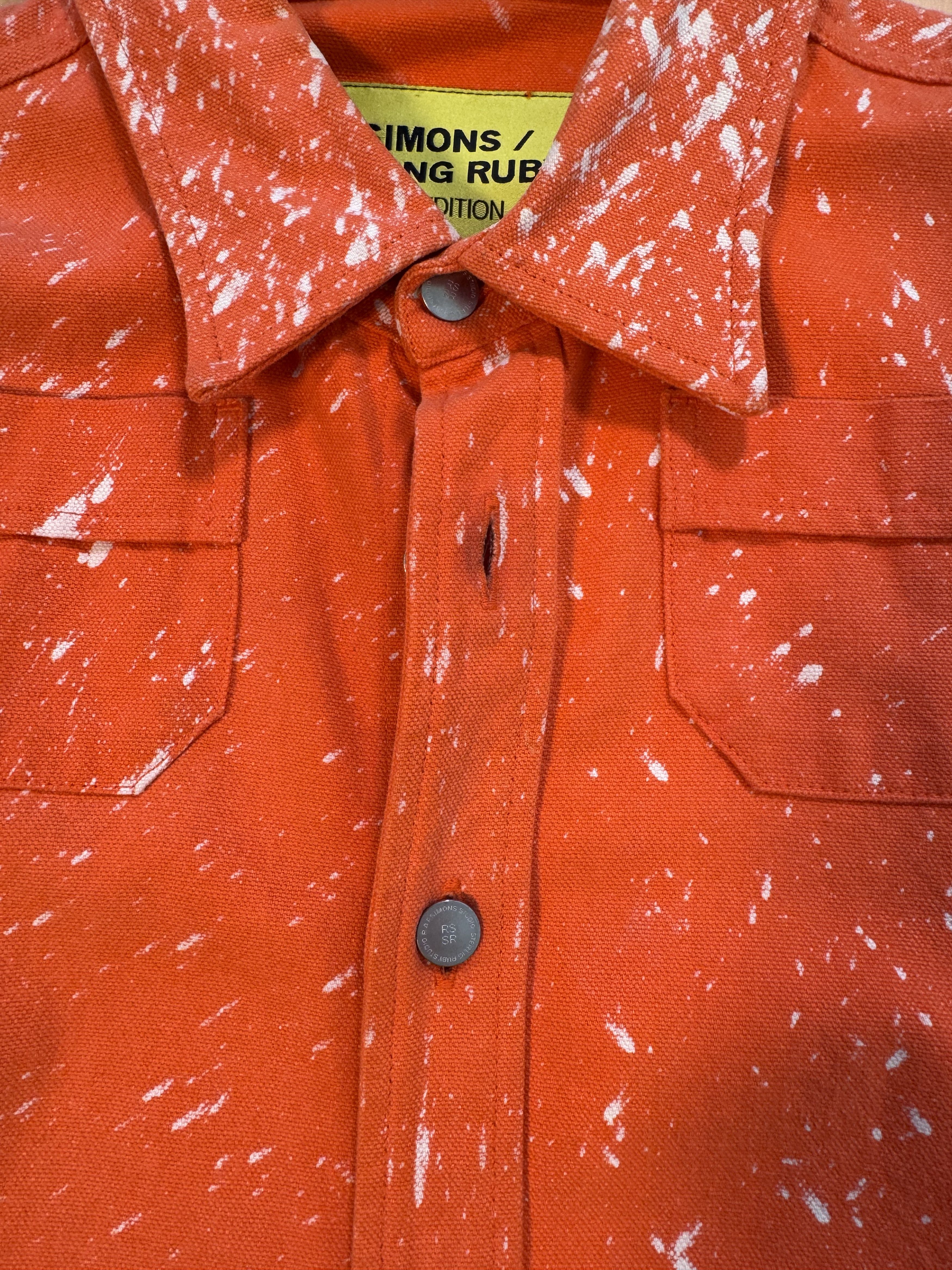Sterling Ruby Sterling Ruby x Raf Simons RARE Bleached Splatter soto Shirt Size US L / EU 52-54 / 3 - 6 Thumbnail