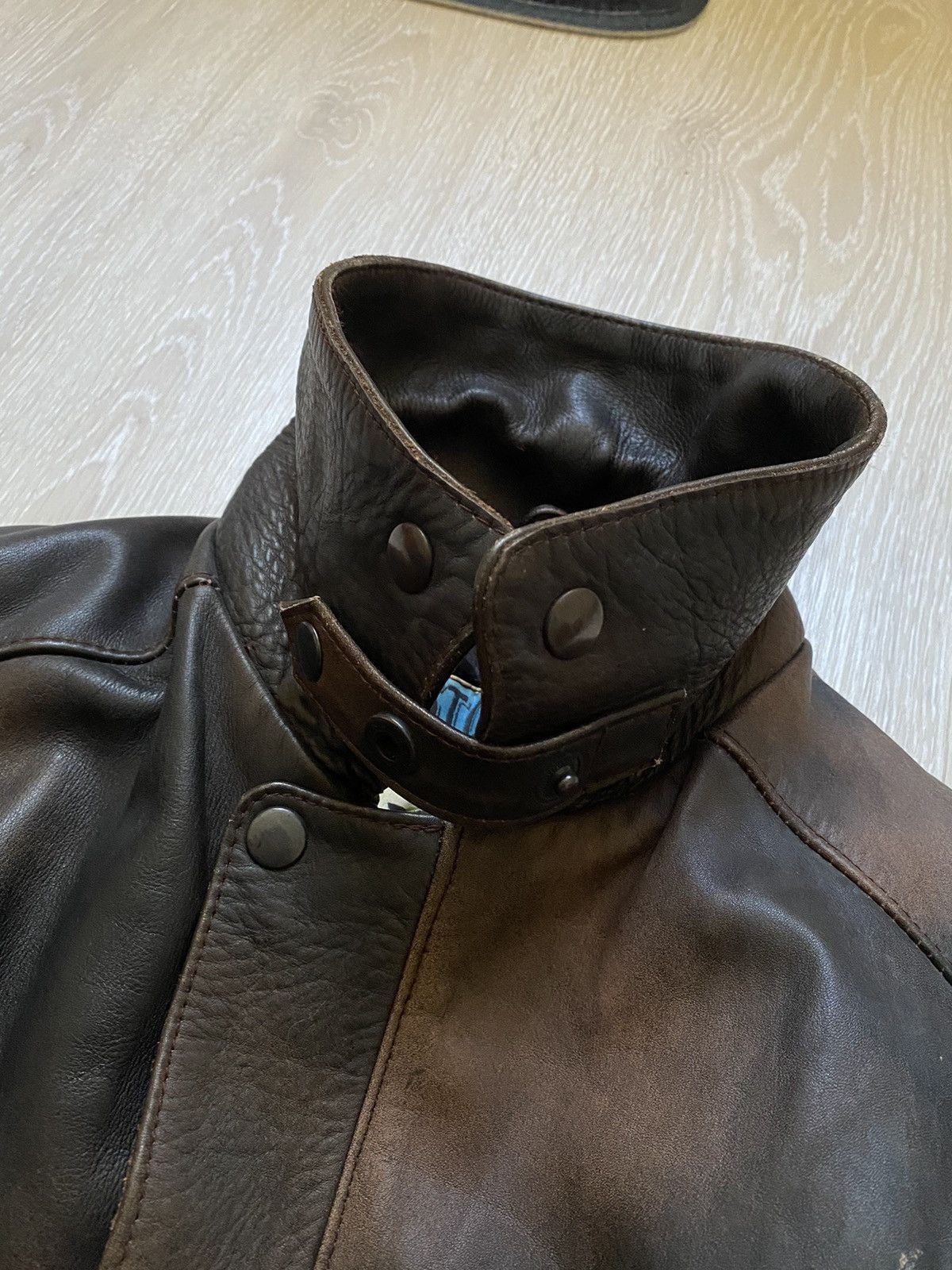 Vintage Vintage Frank Thomas Barnstormer Aviator Leather Jacket Size US M / EU 48-50 / 2 - 9 Thumbnail