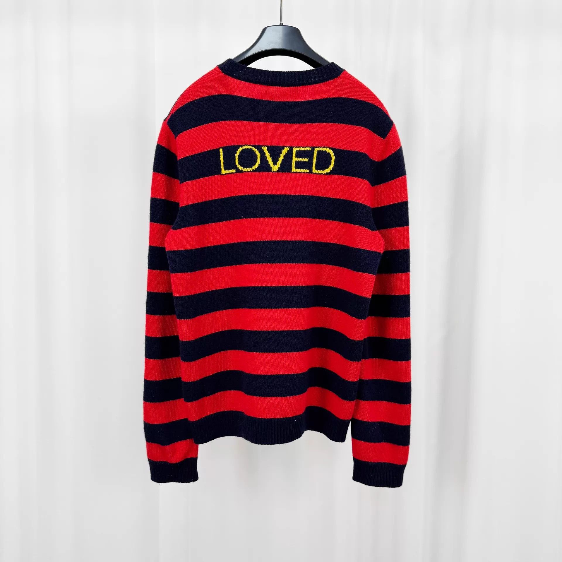 Gucci Gucci Bee & Logo Stripe Knit Sweater M 98 New Size M / US 6-8 / IT 42-44 - 2 Thumbnail