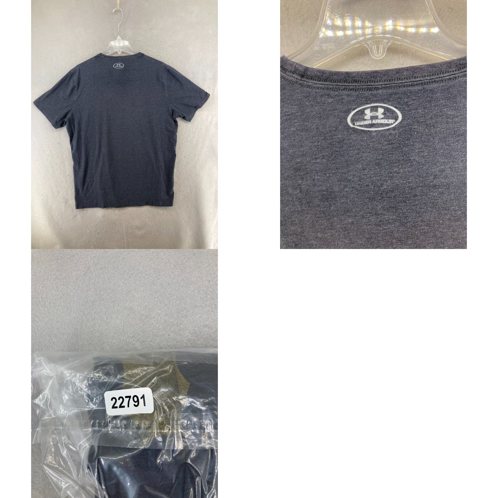 Under Armour Under Armour Mens TShirt Large Blue HeatGear Bull Graphic Print Crew Neck Short Sleeve Casual Jersey Cotton Size US L / EU 52-54 / 3 - 8 Thumbnail
