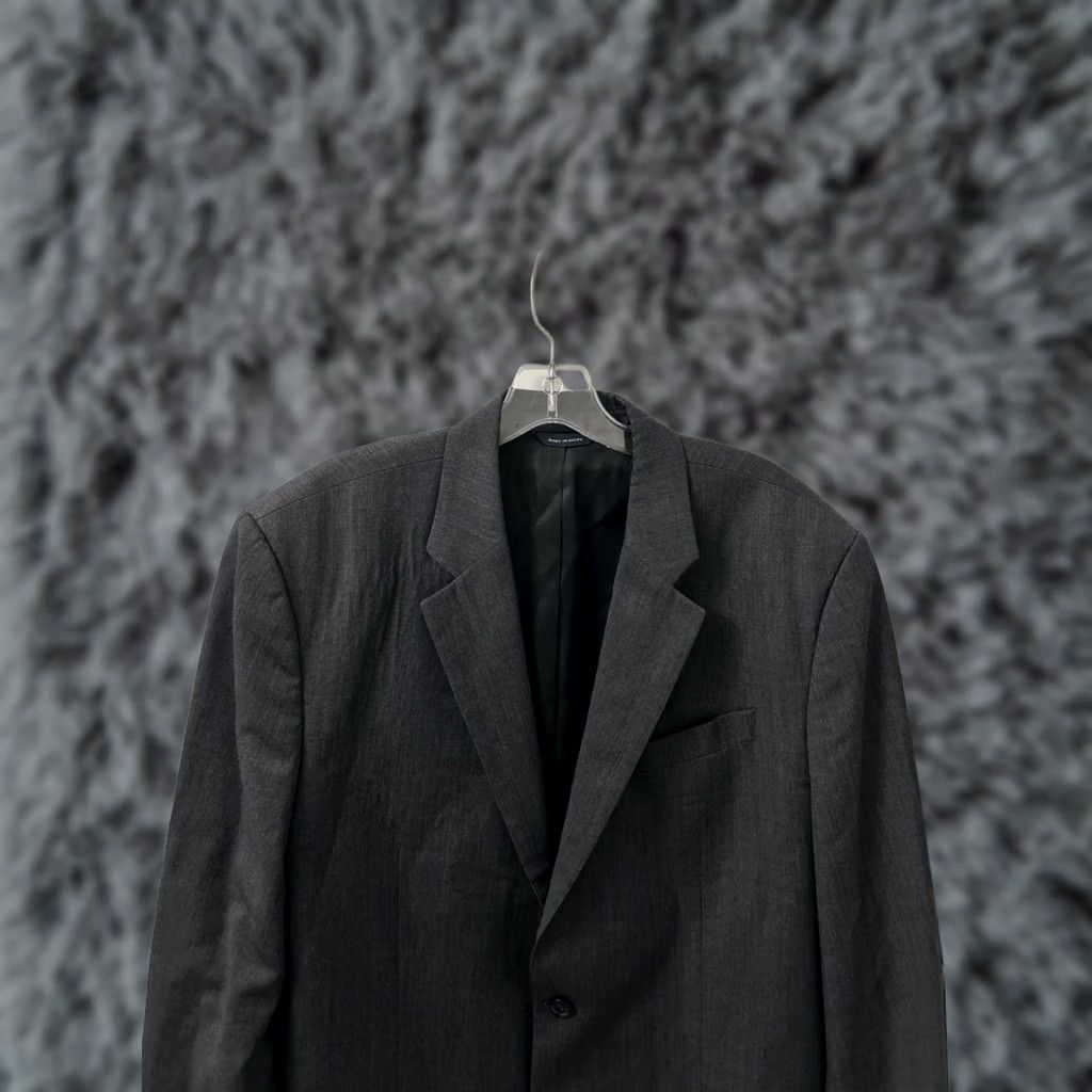 Banana Republic Banana Republic Blazer Mens 46L Charcoal Gray 100% Wool 2-Button Suit Jacket Size 46R - 1 Thumbnail