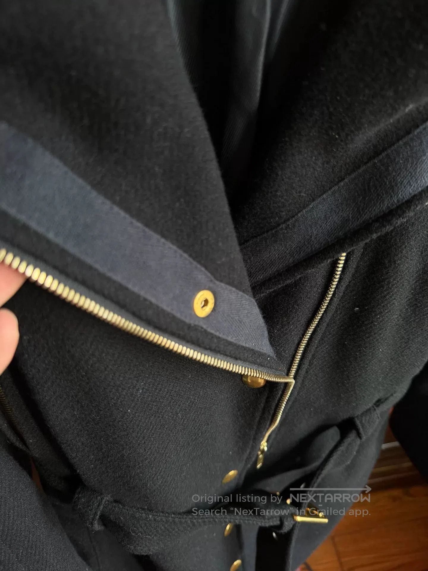 Gucci Gucci Black Wool Coat Size 44. Size US S / EU 44-46 / 1 - 3 Thumbnail