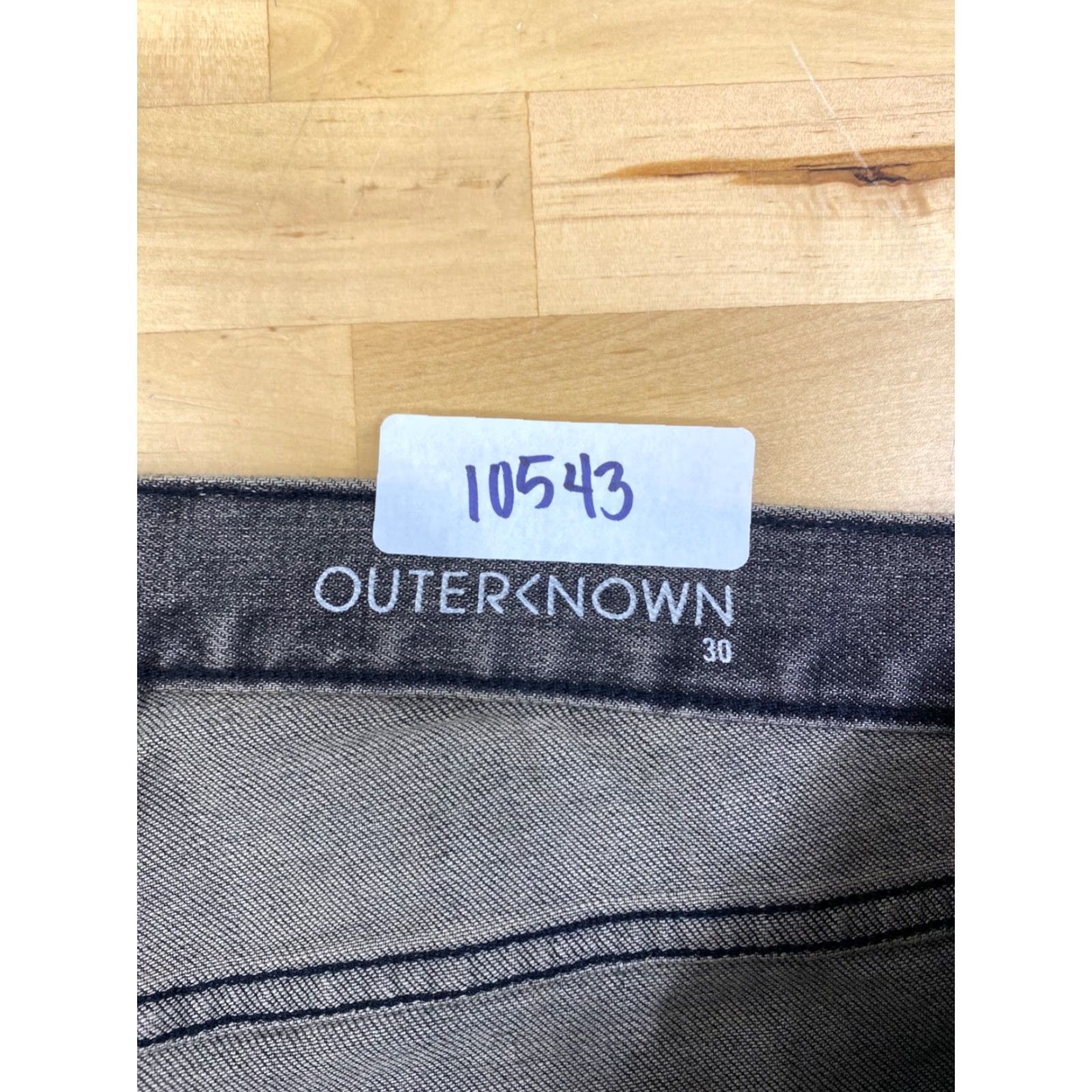 Outerknown Outerknown Slim Fit Jeans Mens 30x32 Black Casual Stretch Tapered 30 31 Inseam Size US 30 / EU 46 - 4 Thumbnail