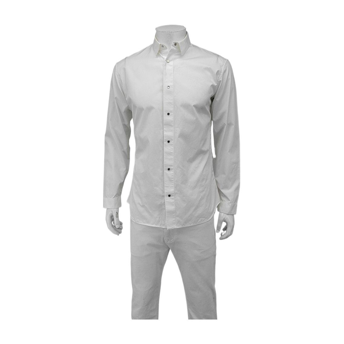 Dior × Hedi Slimane Dior Homme S/S'04 Pinstripe Long Sleeve Shirt